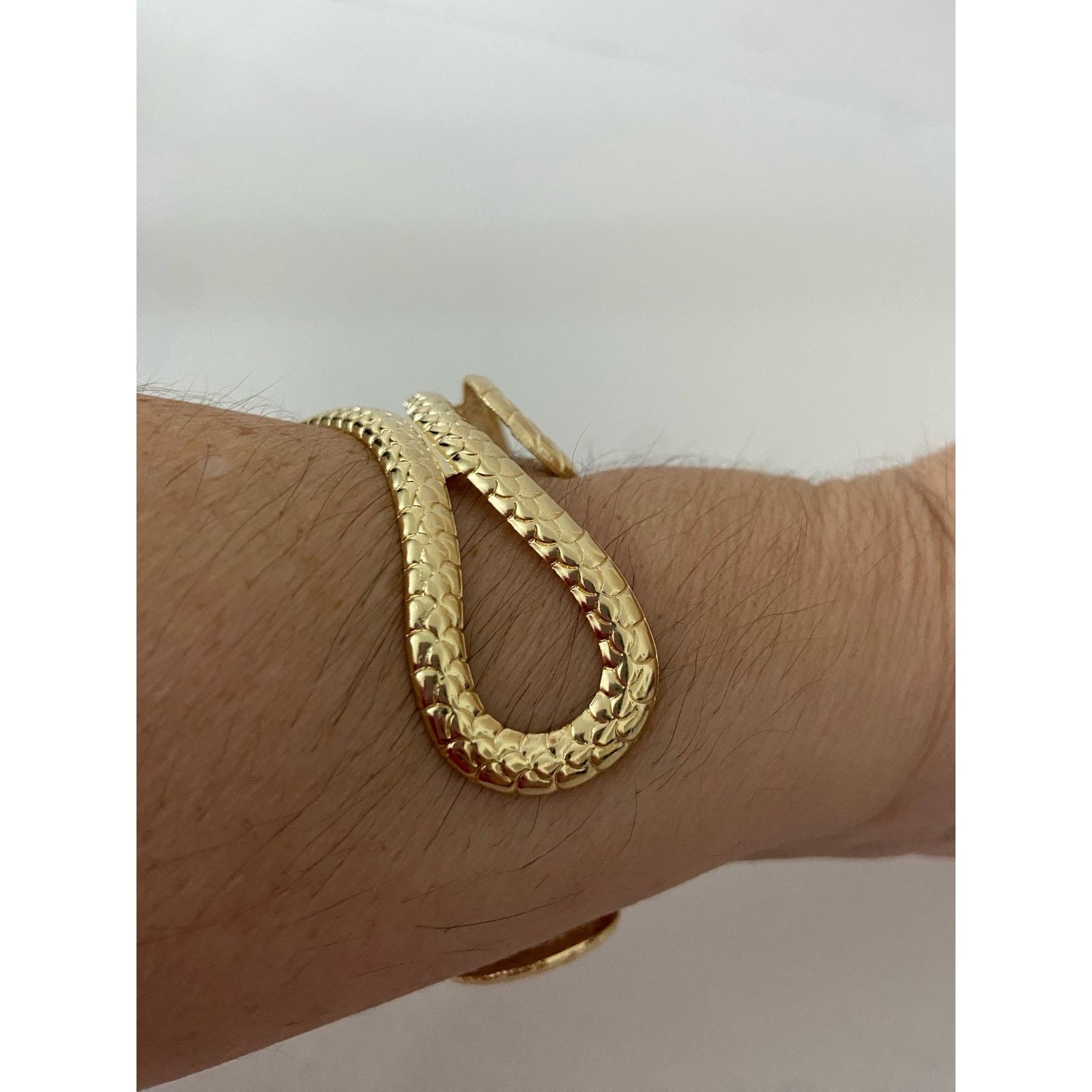 Other Snake cuff bracelet gold tone Size ONE SIZE - 2 Thumbnail