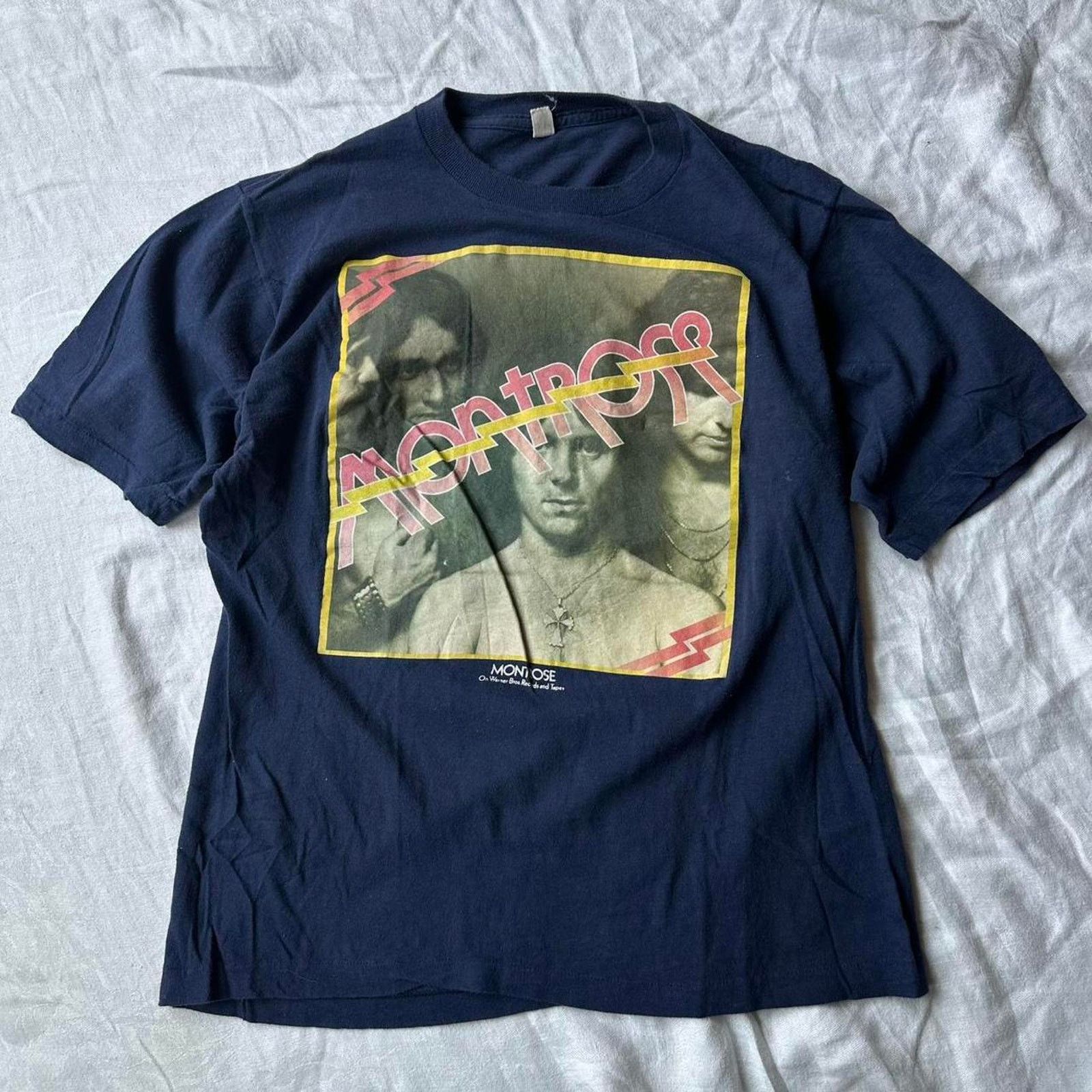 Band Tees Vintage 70s Montrose Sammy Hagar Van Halen Band Tee Shirt Size US M / EU 48-50 / 2 - 3 Thumbnail