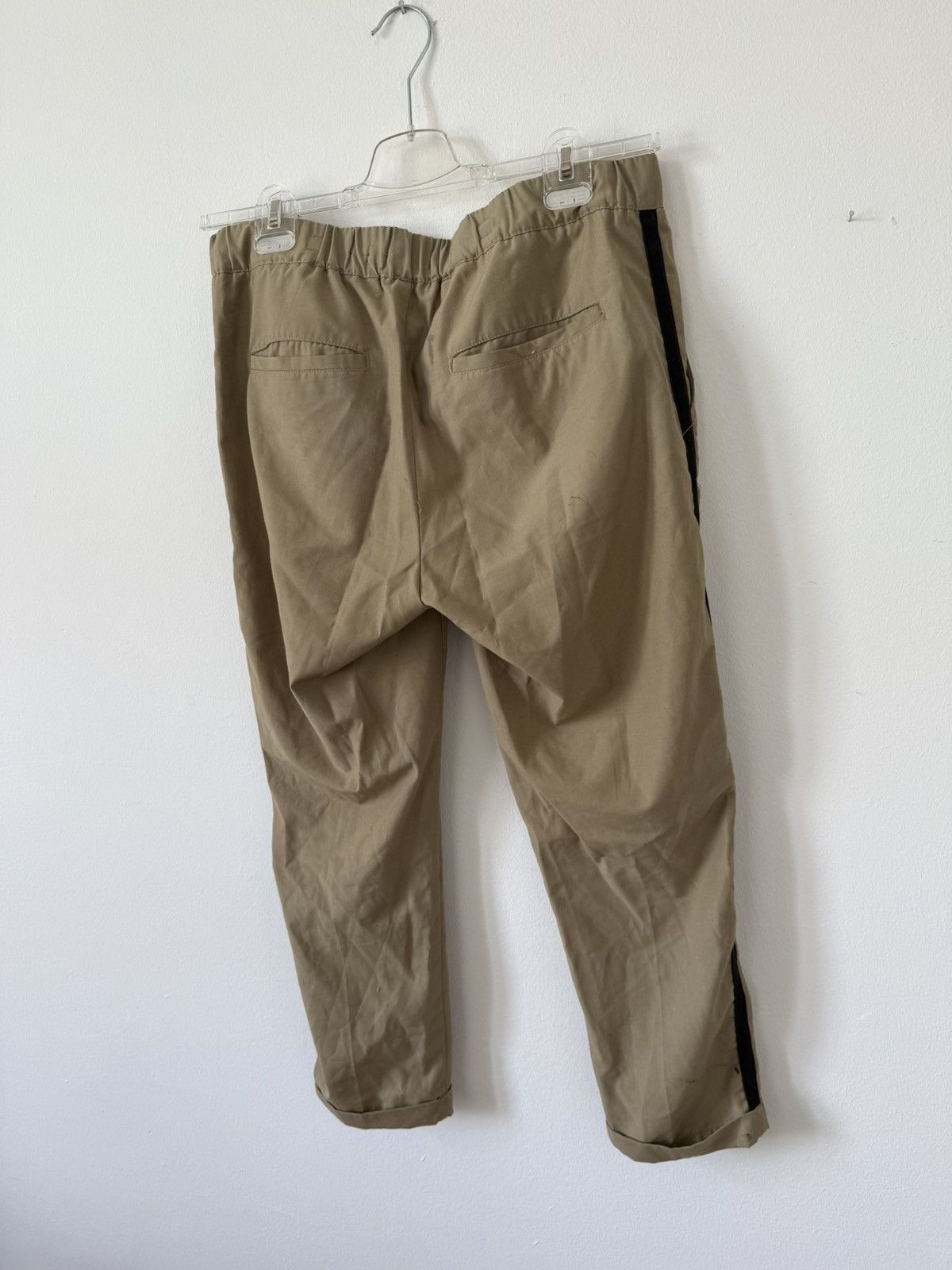Pull & Bear Beige Pull&Bear pant with black stripe Size US 32 / EU 48 - 5 Thumbnail