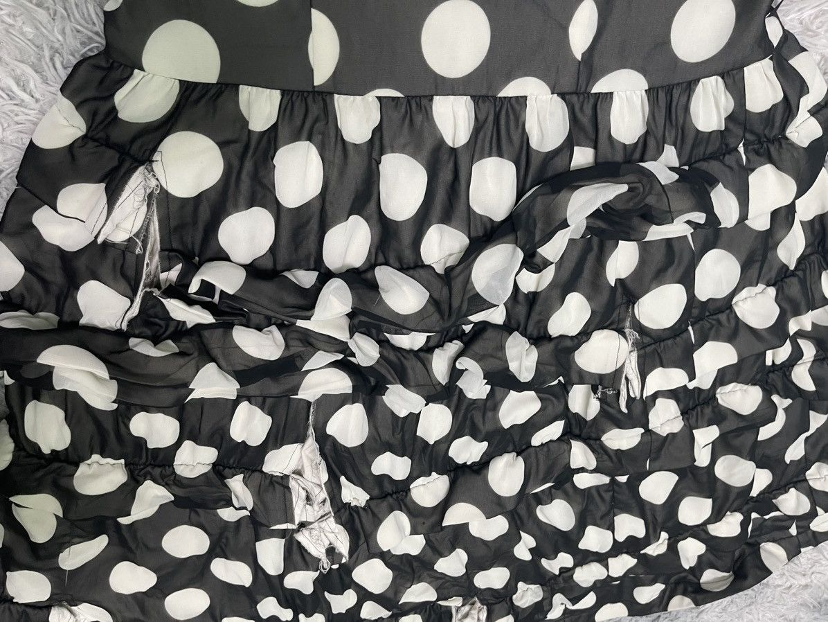 Comme des Garcons SS2010 COMME DES GARCONS GOWN POLKA RARE DISTRESSED DESIGN Size S / US 4 / IT 40 - 13 Thumbnail