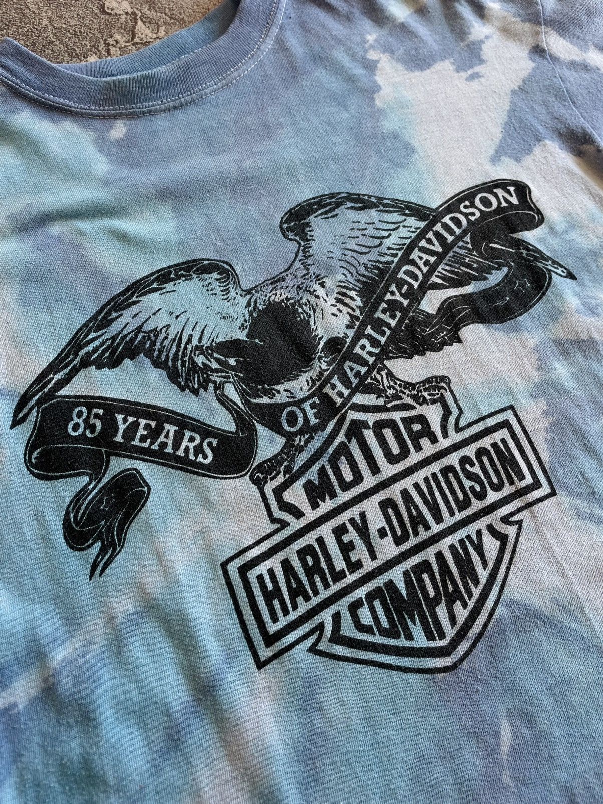 Band Tees Vintage Harley Davidson Tie Dye Single Stitch Men’s Shirt Size US M / EU 48-50 / 2 - 5 Thumbnail