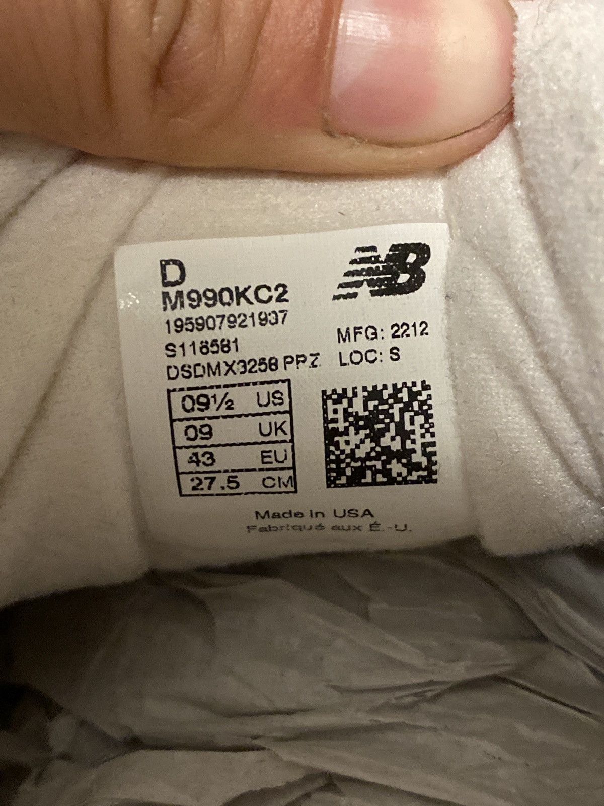 Kith × New Balance New Balance 990v2 Kith Cyclades Size US 9.5 / EU 42-43 - 7 Thumbnail