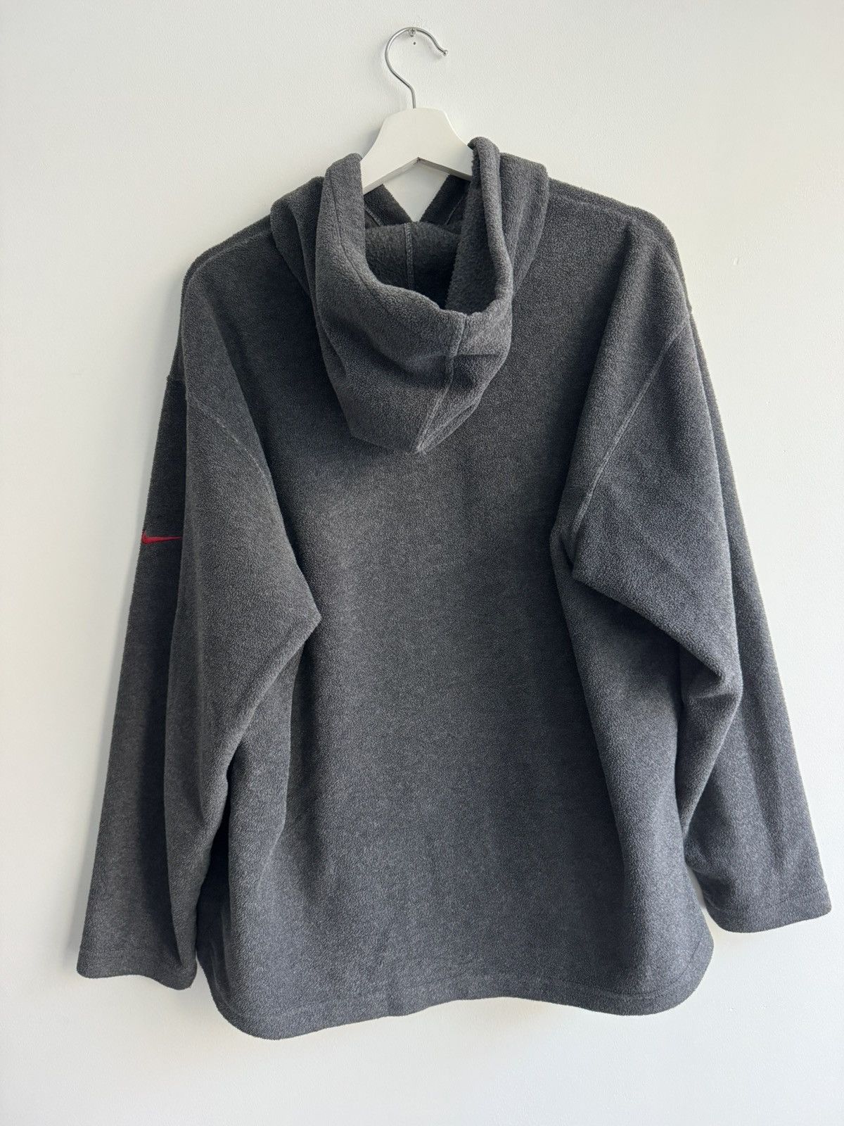 Nike Vintage Nike fleece Hoodie Spellout Oversized Size US M / EU 48-50 / 2 - 2 Thumbnail