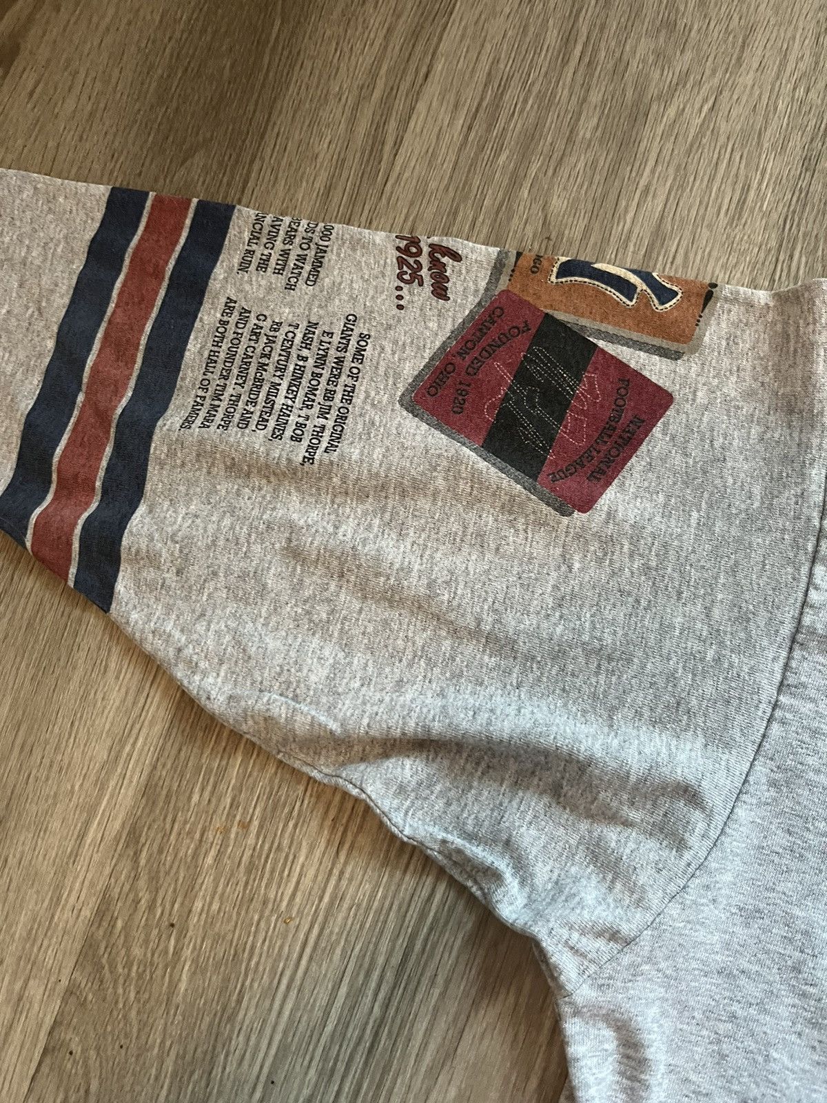 Vintage long gone 1986 new york giants t shirt aop Size US XL / EU 56 / 4 - 7 Thumbnail