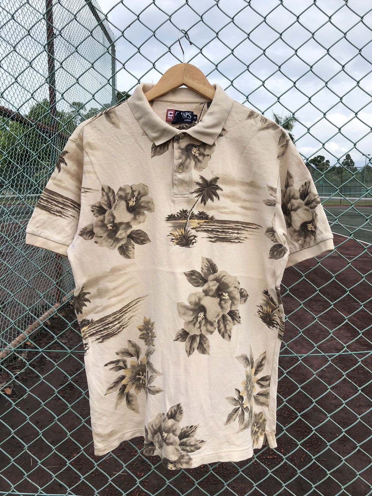 🔥Vintage🔥Chaps Ralph Lauren Hawaiian Polo Tee