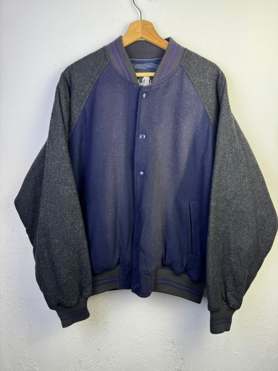 Vintage VINTAGE ELVIS PRESLEY VARSITY JACKET Size US XL / EU 56 / 4 - 2 Thumbnail
