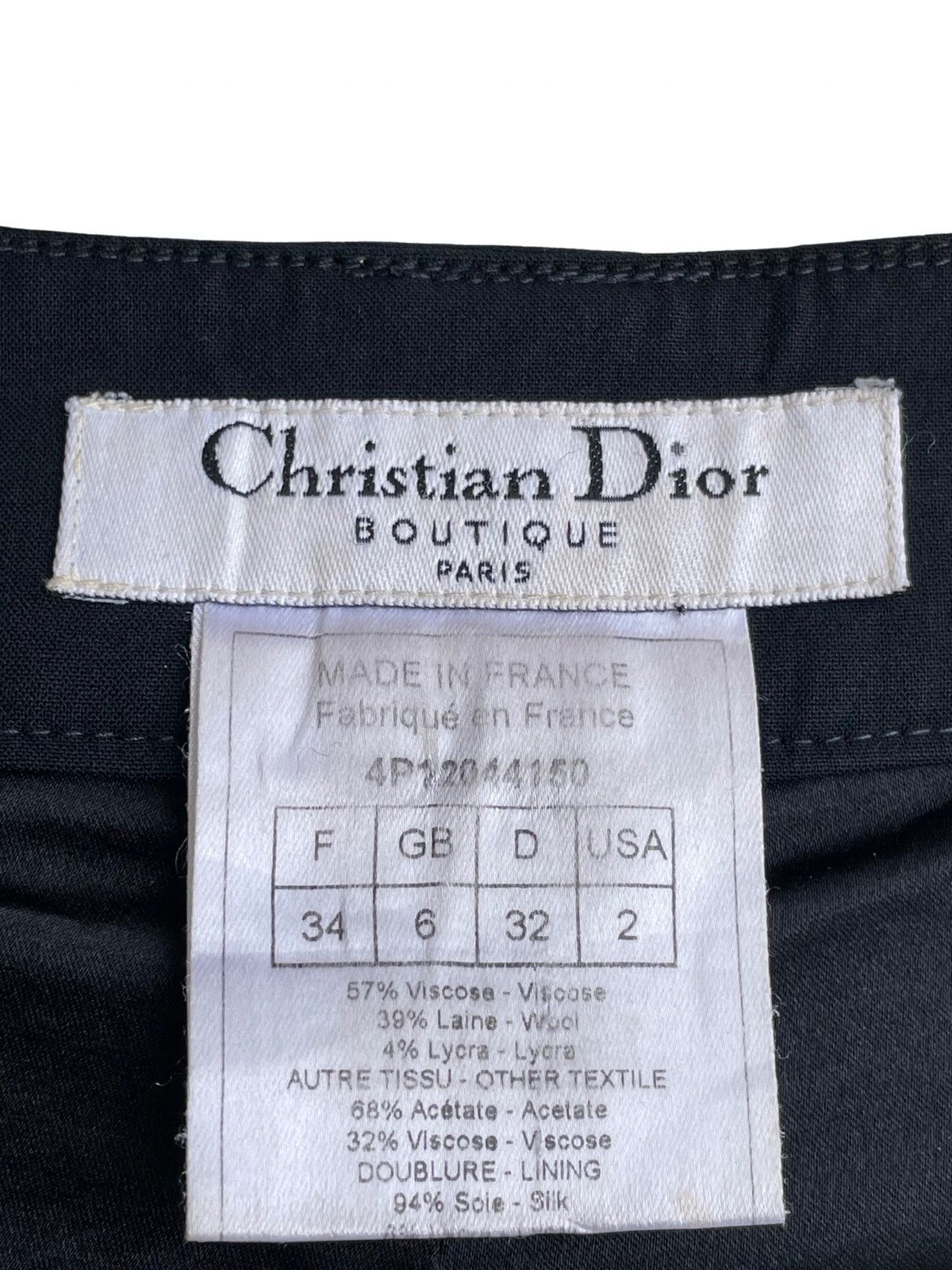 Dior Christian Dior Y2K Flared Pants by John Galliano Size 26" / US 2 / IT 38 - 4 Thumbnail