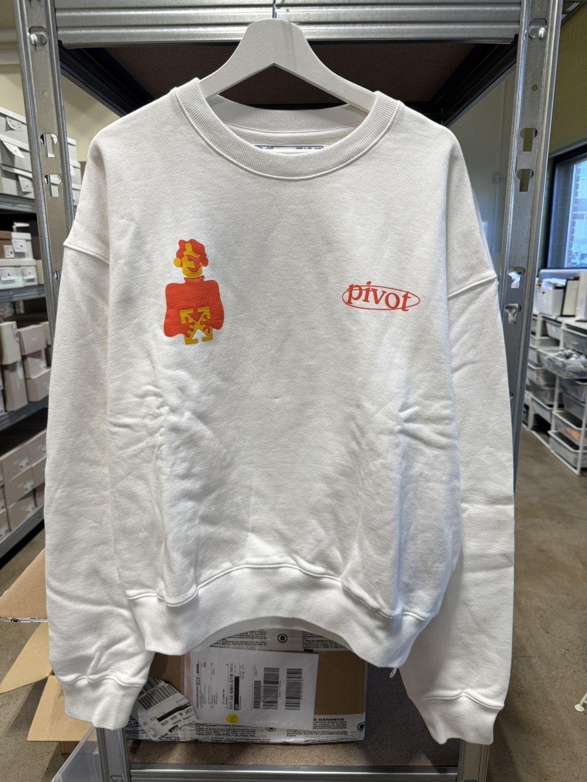 Off-White Off-White Pivot Arrow Sweatshirt NEW 650$ Size US L / EU 52-54 / 3 - 1 Thumbnail