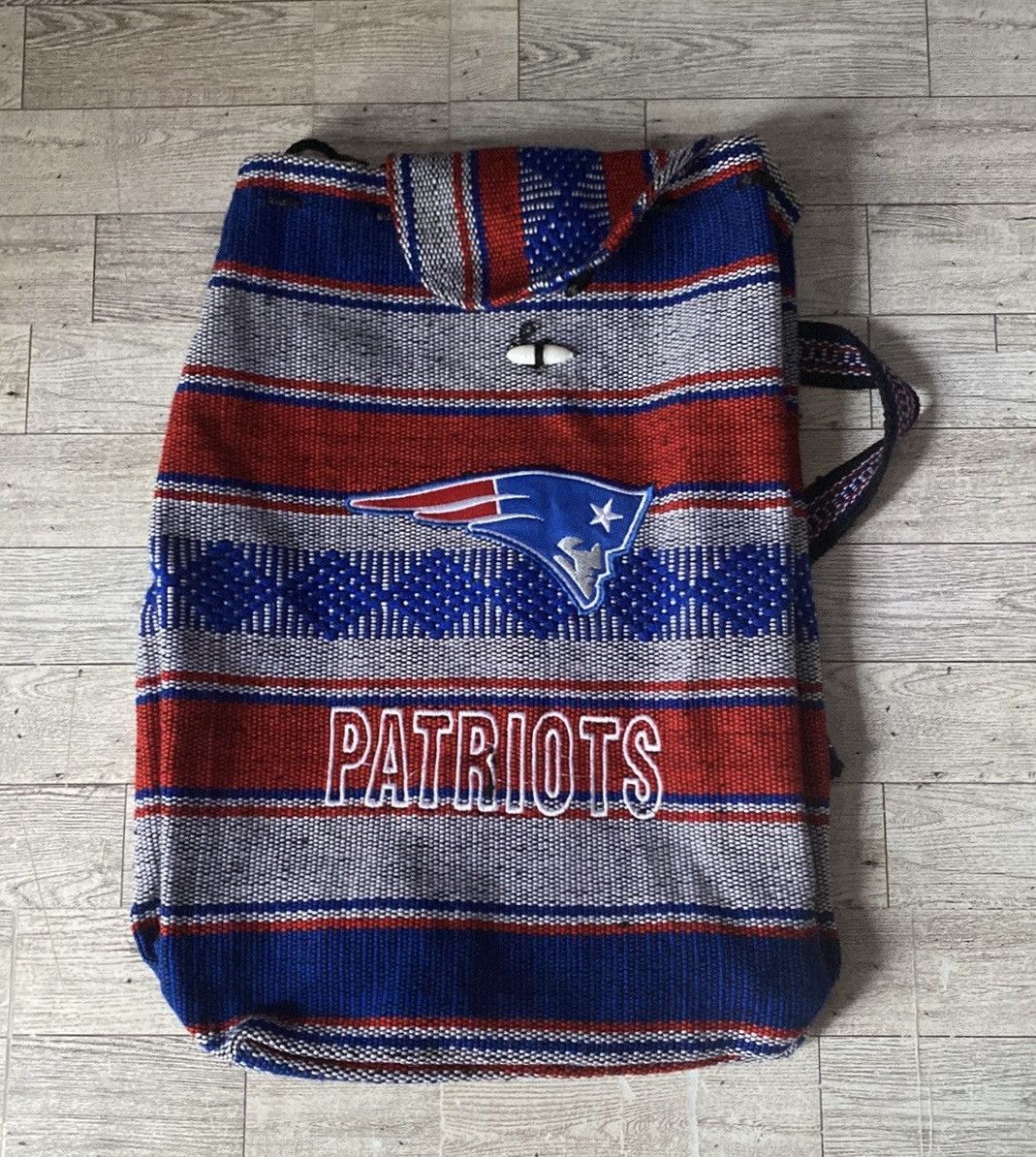 NFL NFL, New England Patriots, Woven, Unisex Drawstring Backpack Size ONE SIZE - 3 Thumbnail