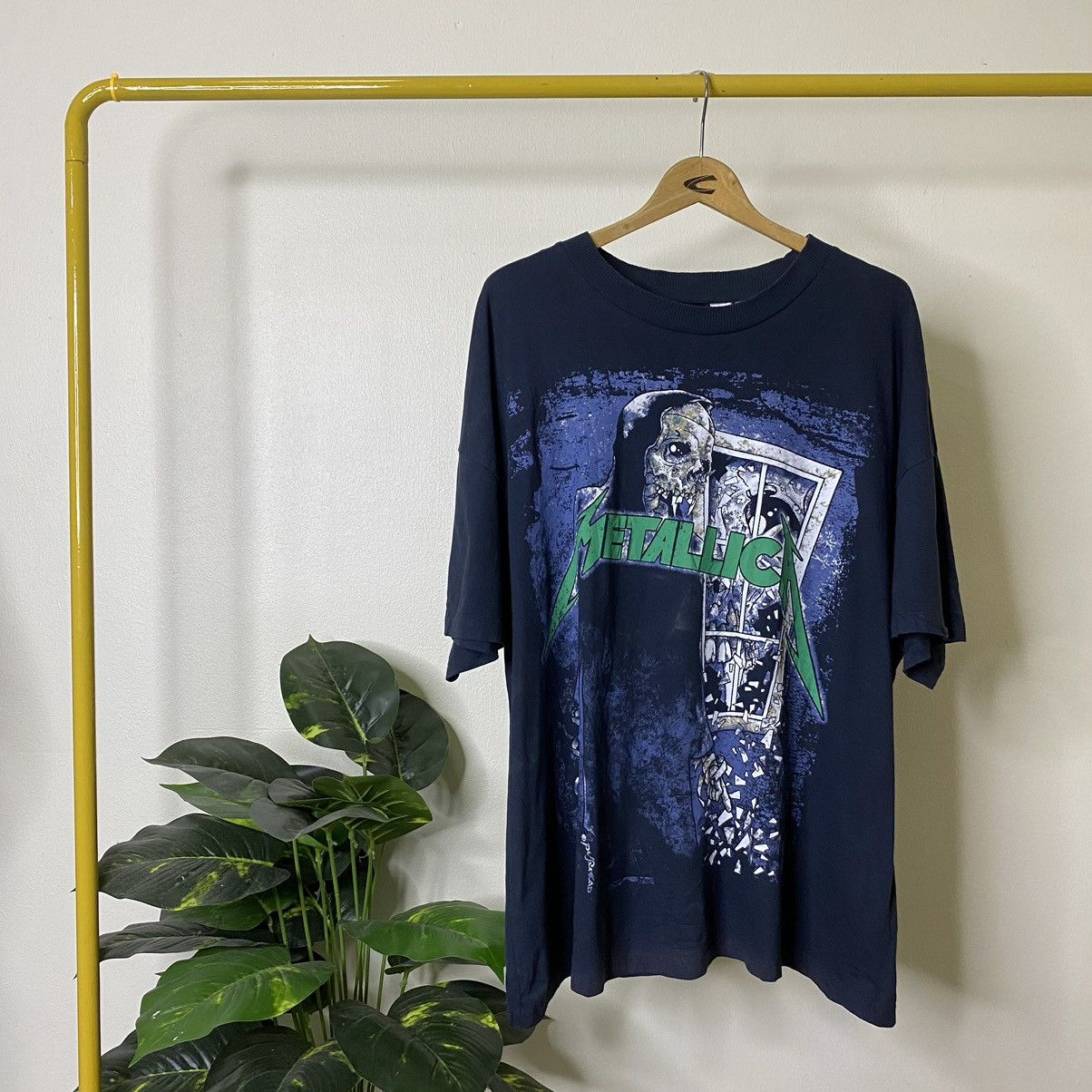 Band Tees × H&M × Metallica Vintage Metallica Artwork By Pushead Collaboration T Shirt Size US XL / EU 56 / 4 - 1 Thumbnail