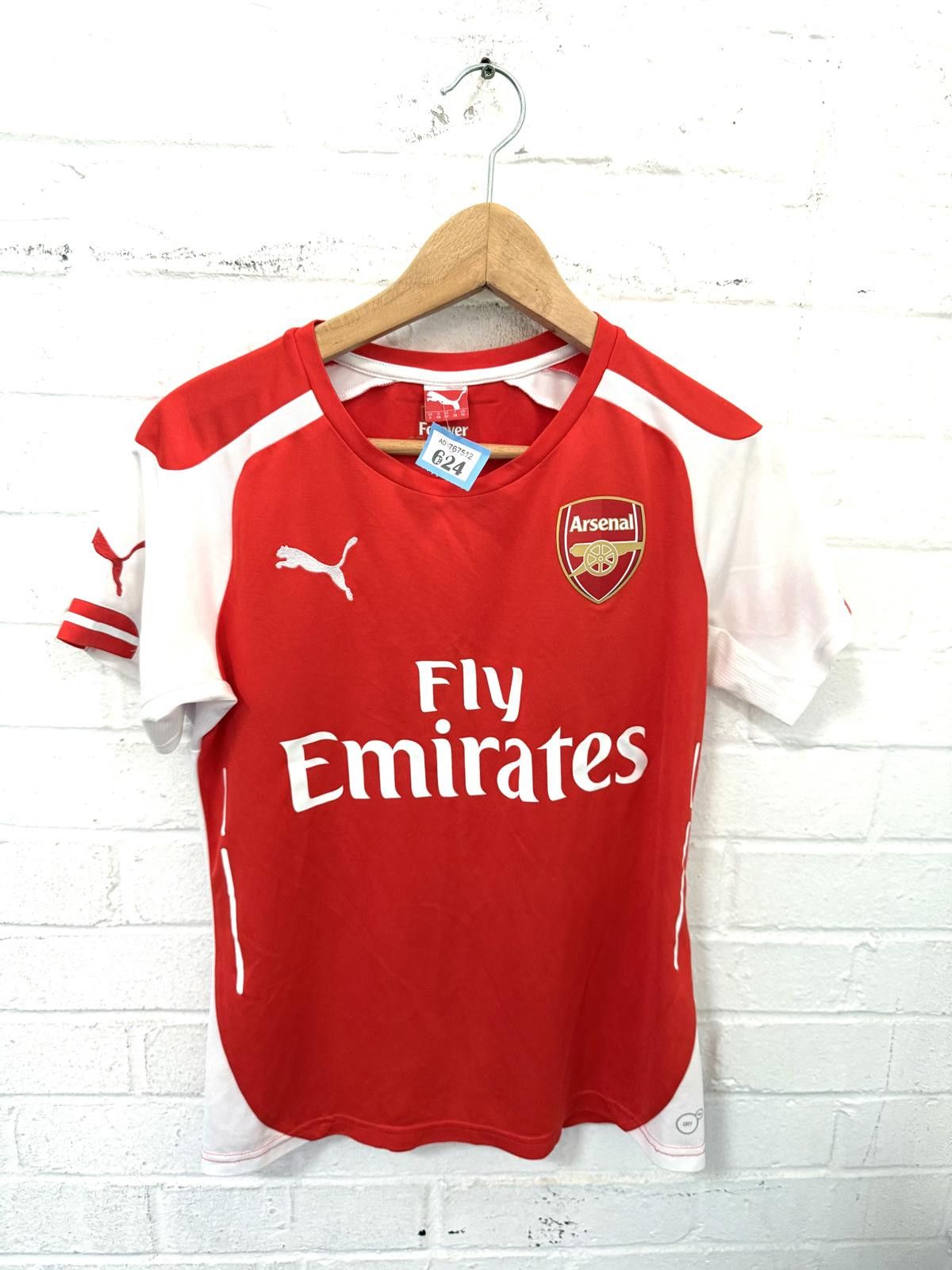 Puma Arsenal Fly Emirates Red and White Puma Men's Jersey Size US S / EU 44-46 / 1 - 1 Thumbnail