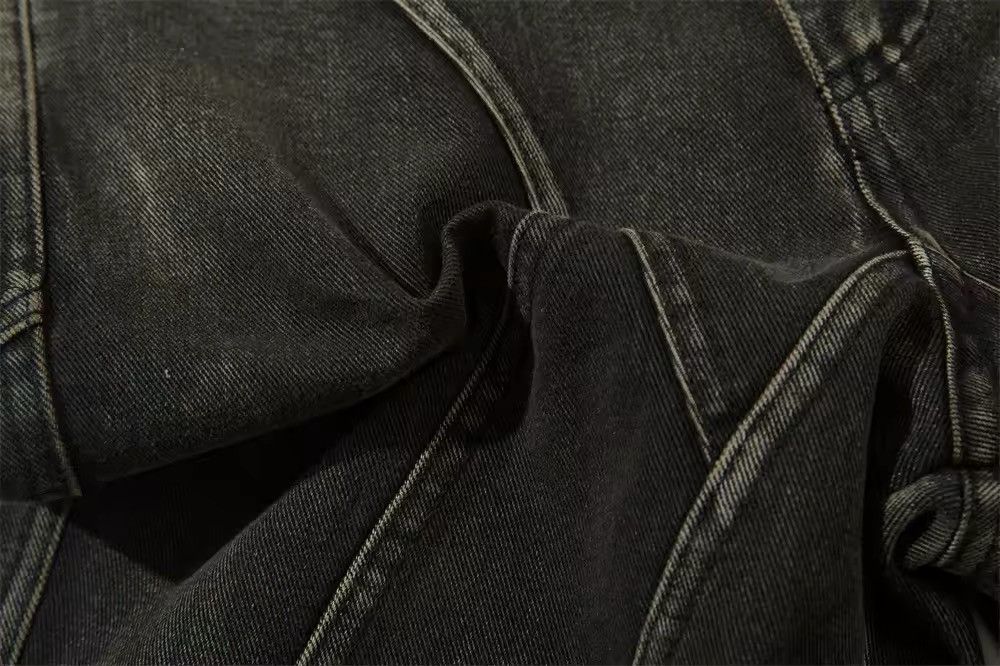 Street Deconstructed Micro-flared Jeans