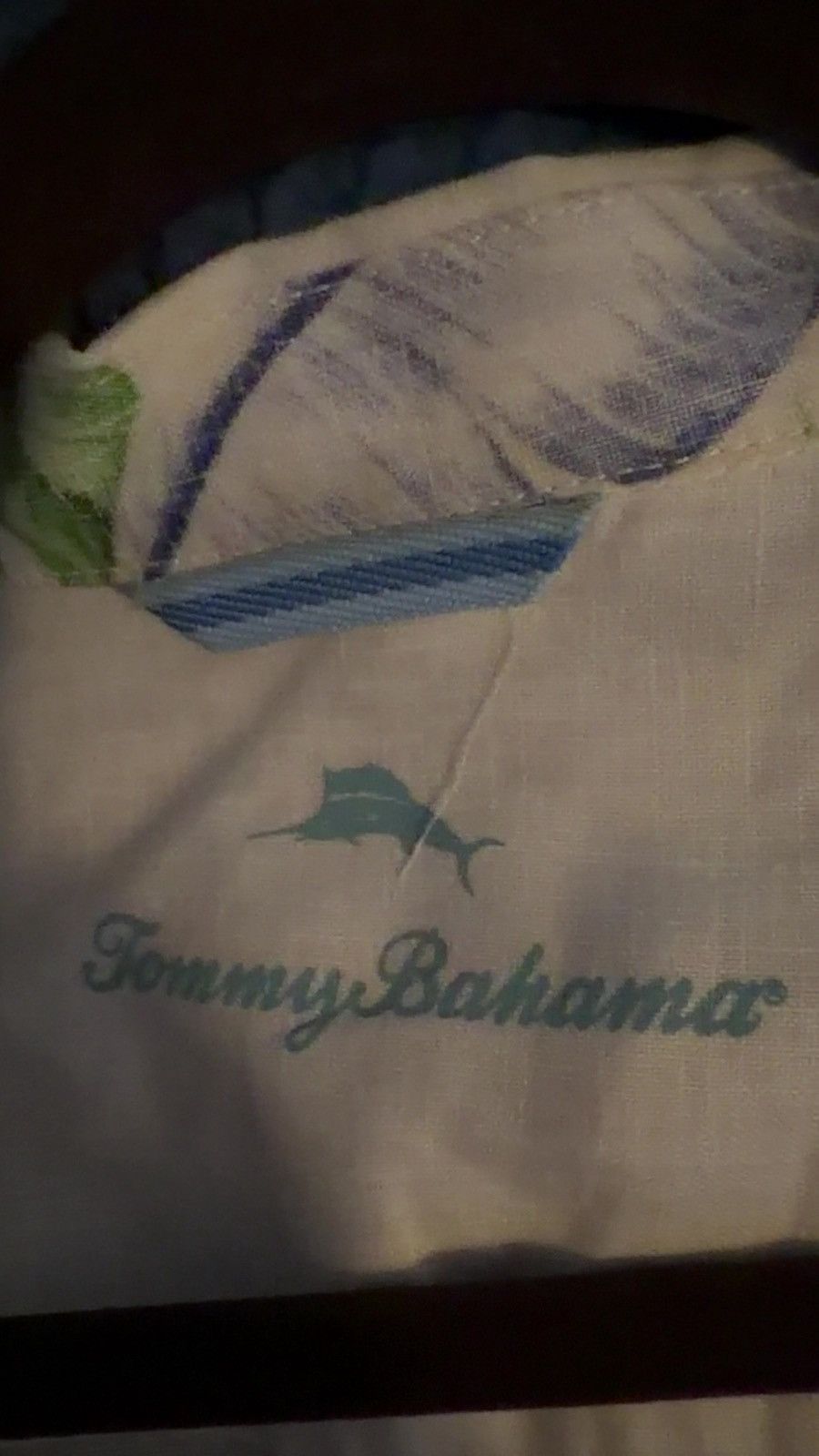Tommy Bahama Tommy Bahama Linen Camp Shirt White 3XL Relaxed Fit Size US XXL / EU 58 / 5 - 3 Thumbnail