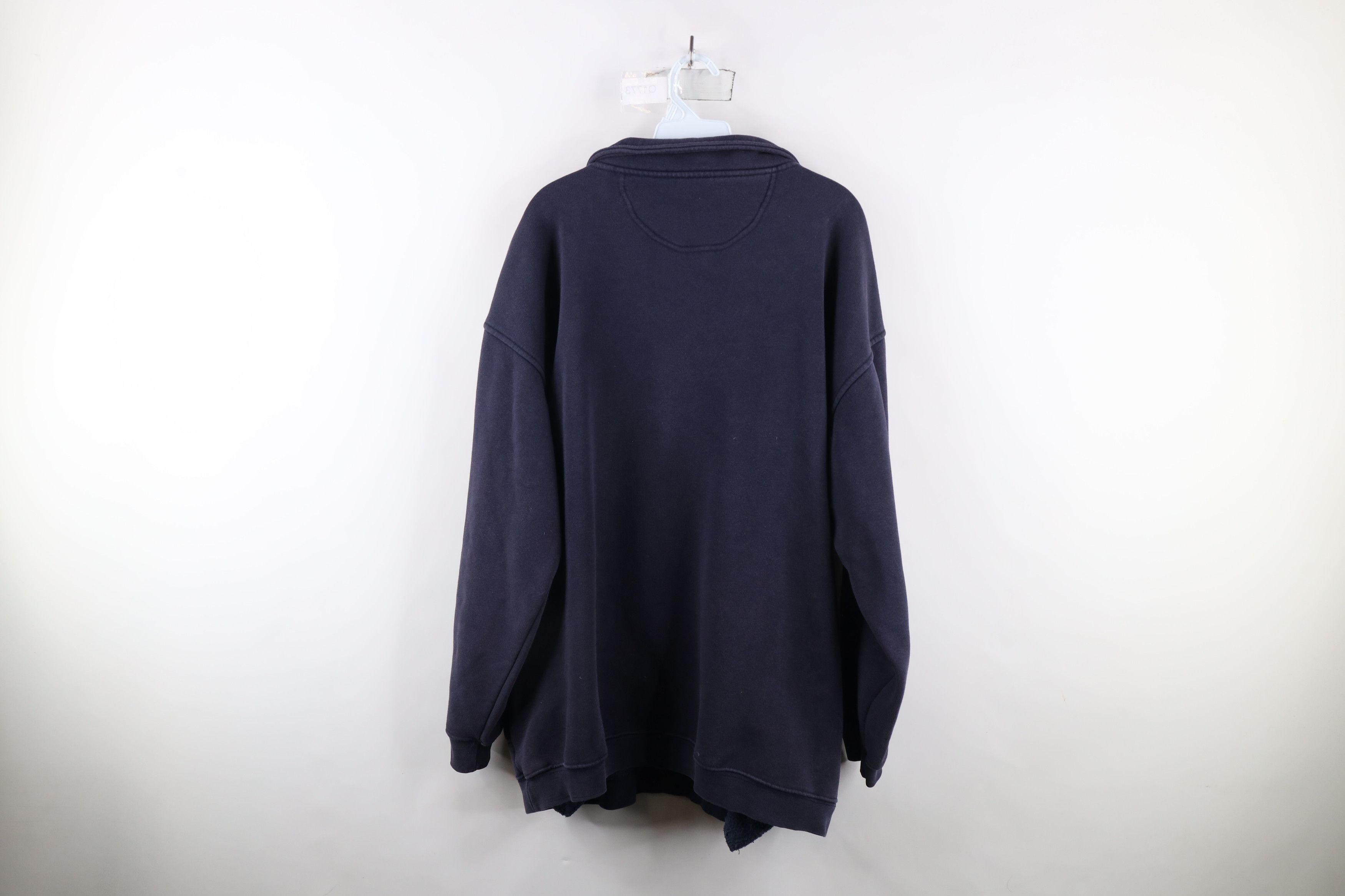 Big Dogs × Vintage Vintage Big Dogs Heavyweight Fit Half Zip Sweatshirt Blue Size US XL / EU 56 / 4 - 11 Thumbnail