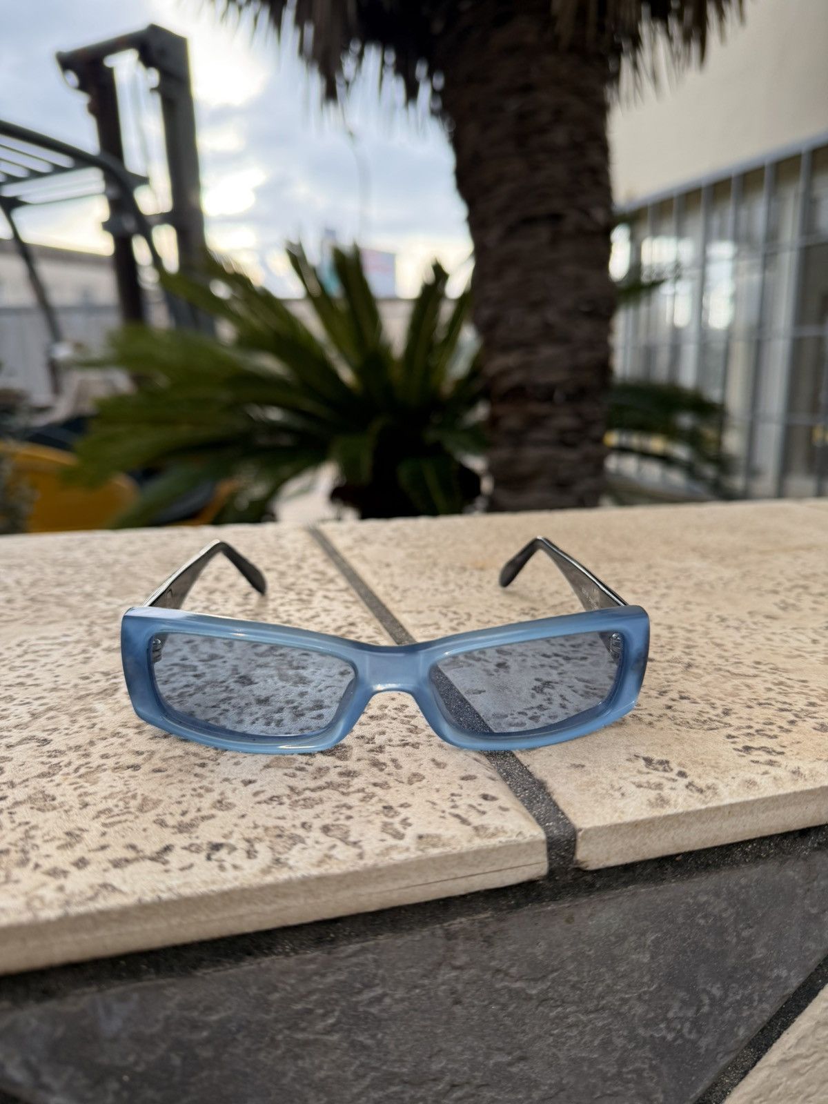 Emporio Armani Emperio Armani Sunglasses Blue 637 S Size ONE SIZE - 2 Thumbnail