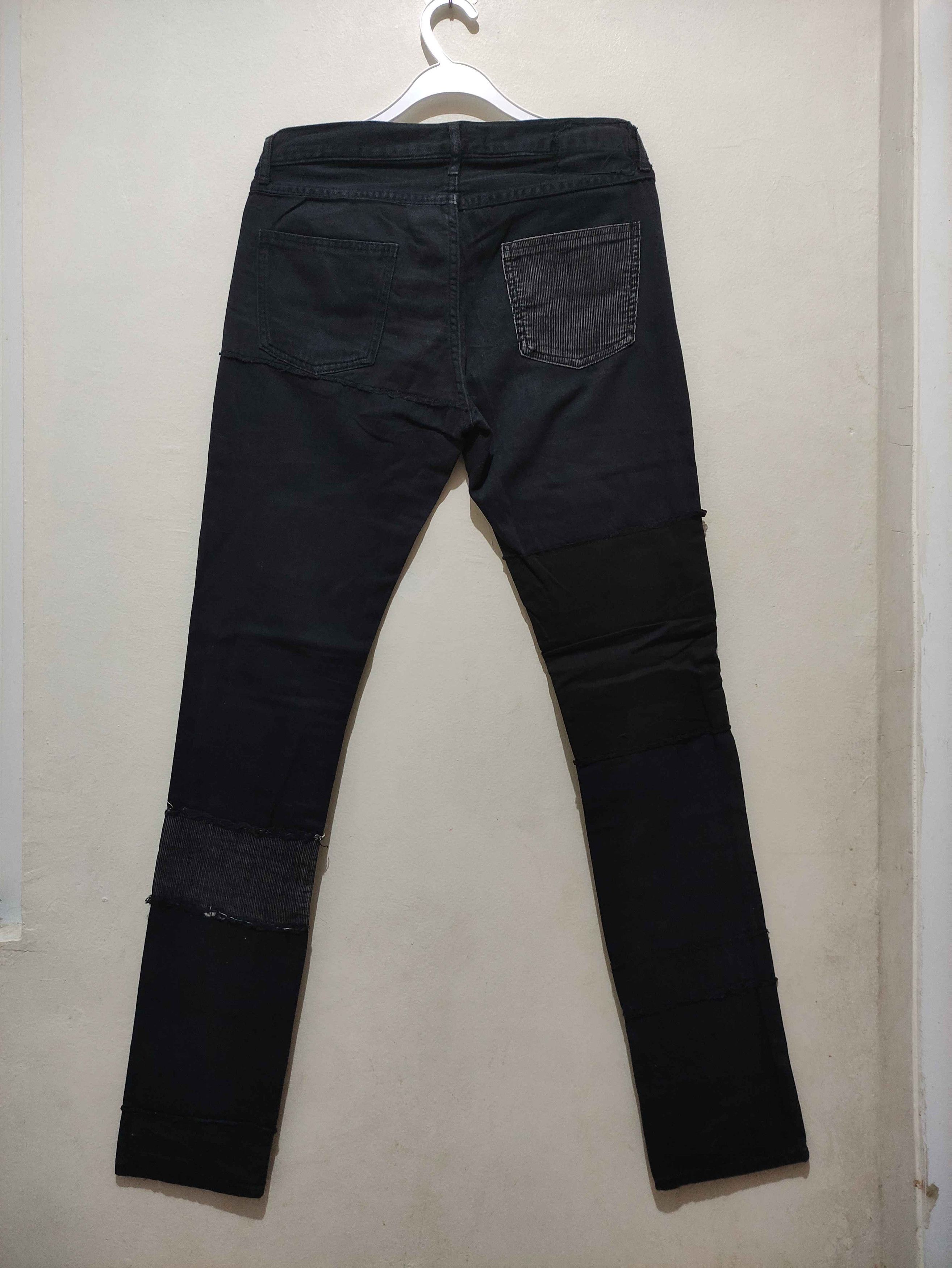 NANO universe Nano Universe Japanese Boro Patchwork Wash Distressed Denim Size US 31 - 1 Thumbnail