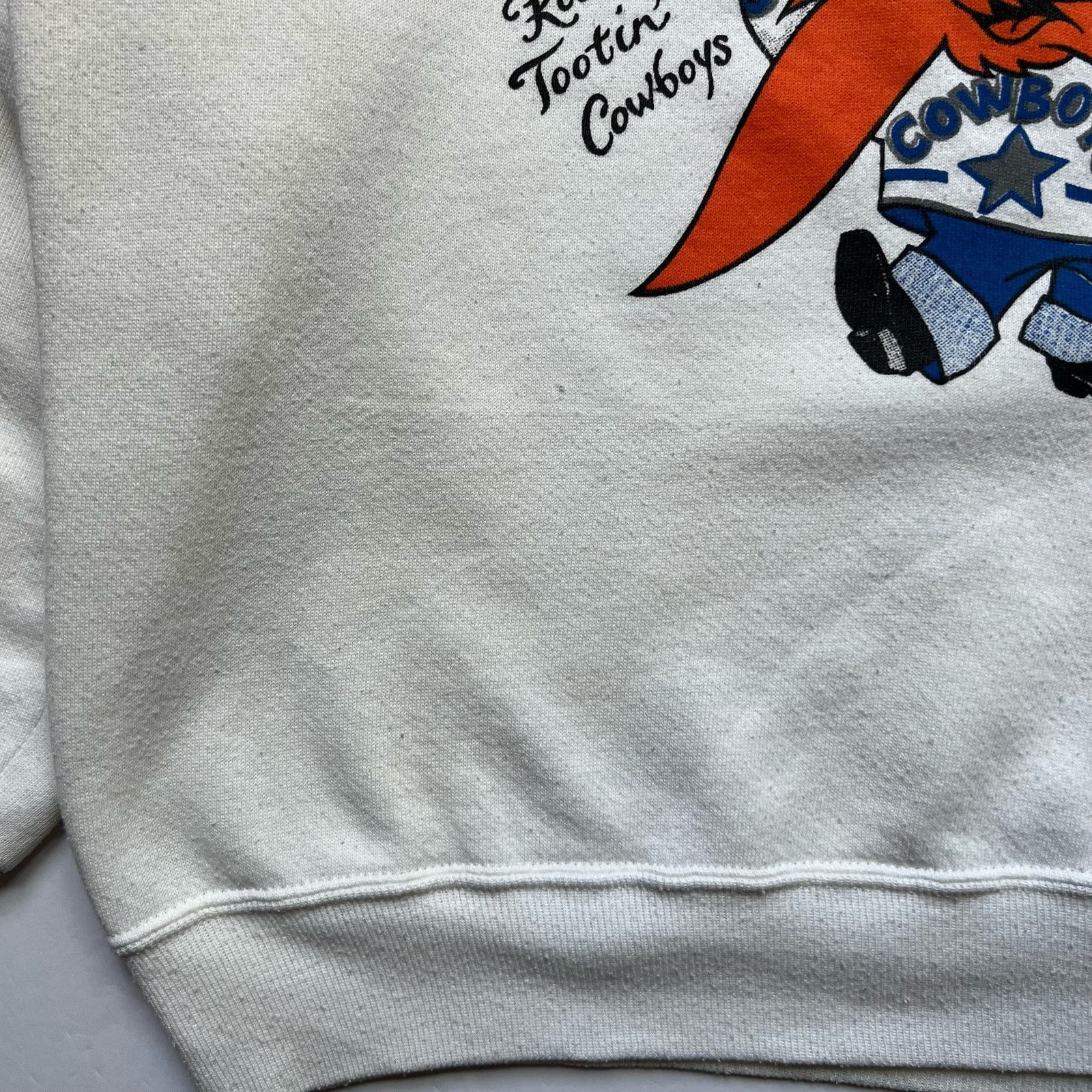Jerzees × Vintage 90s Dallas Cowboys Yosemite Sam NFL Crewneck Sweatshirt USA Size US XL / EU 56 / 4 - 4 Thumbnail