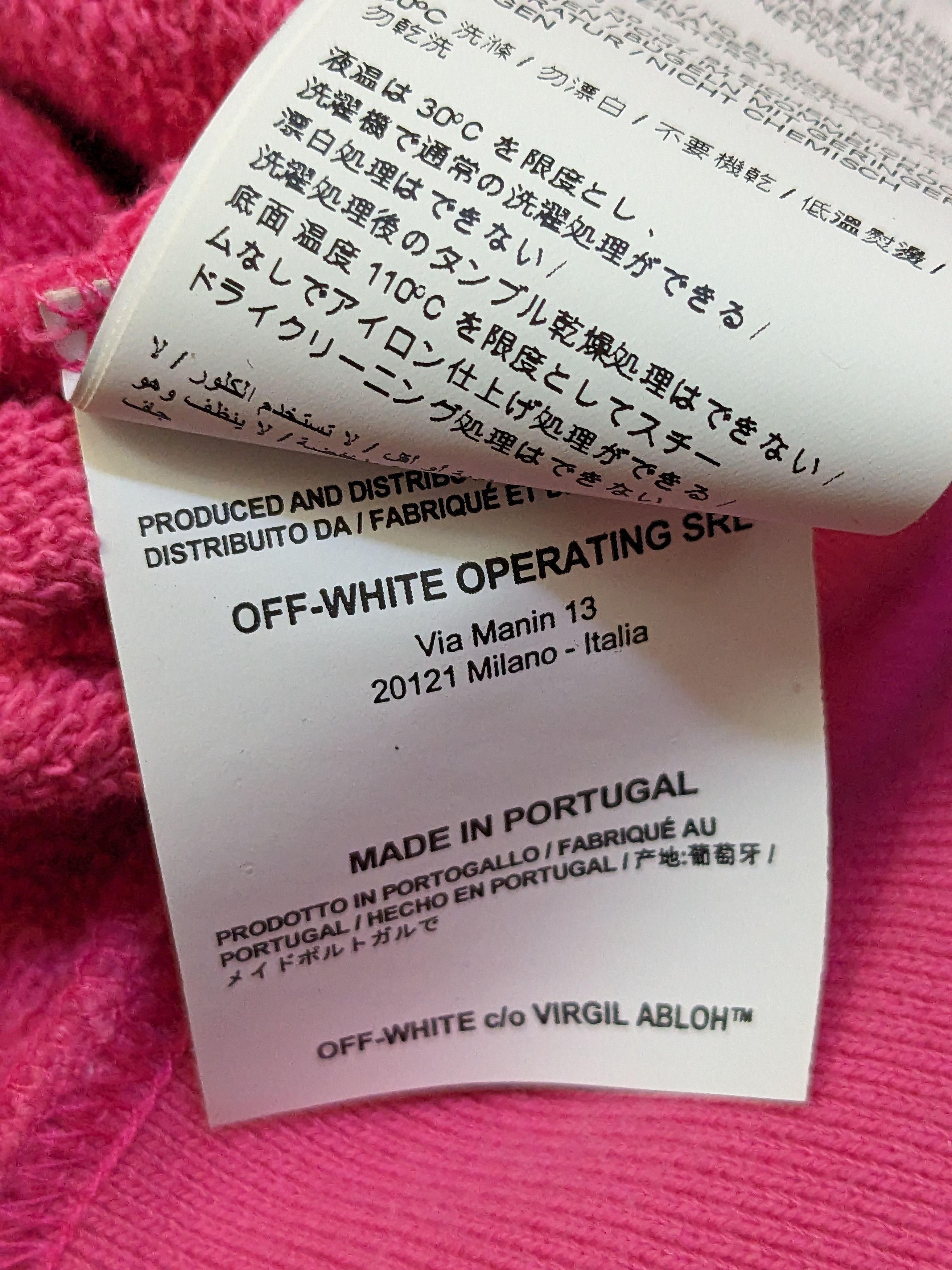 Off-White Off-White Impressionism Crewneck Sweater Pink Cotton Size US L / EU 52-54 / 3 - 18 Thumbnail