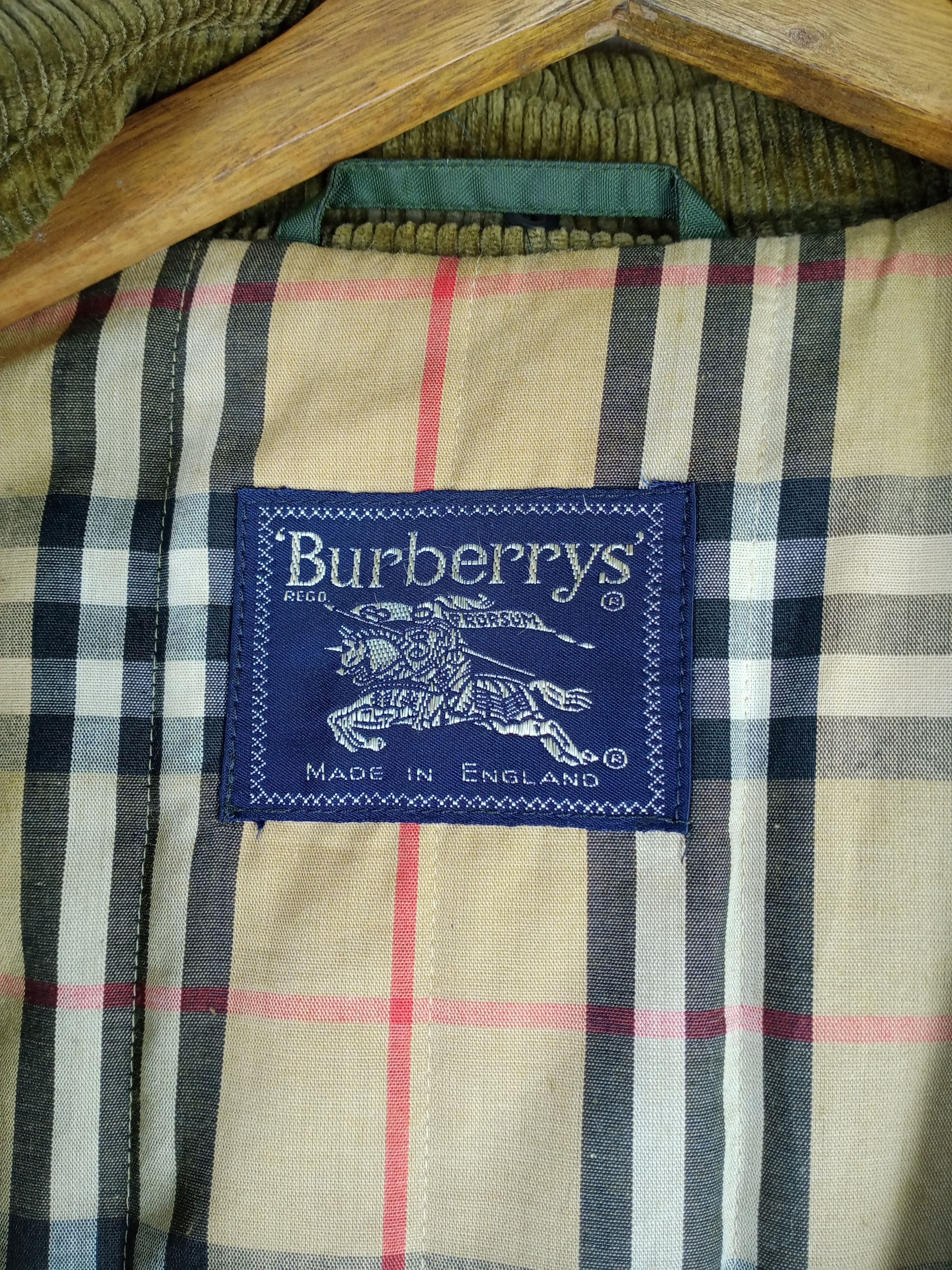 Burberry × Burberry Prorsum Rare Vintage Burberrys Nova Check Waxed Jacket Size US XL / EU 56 / 4 - 4 Thumbnail