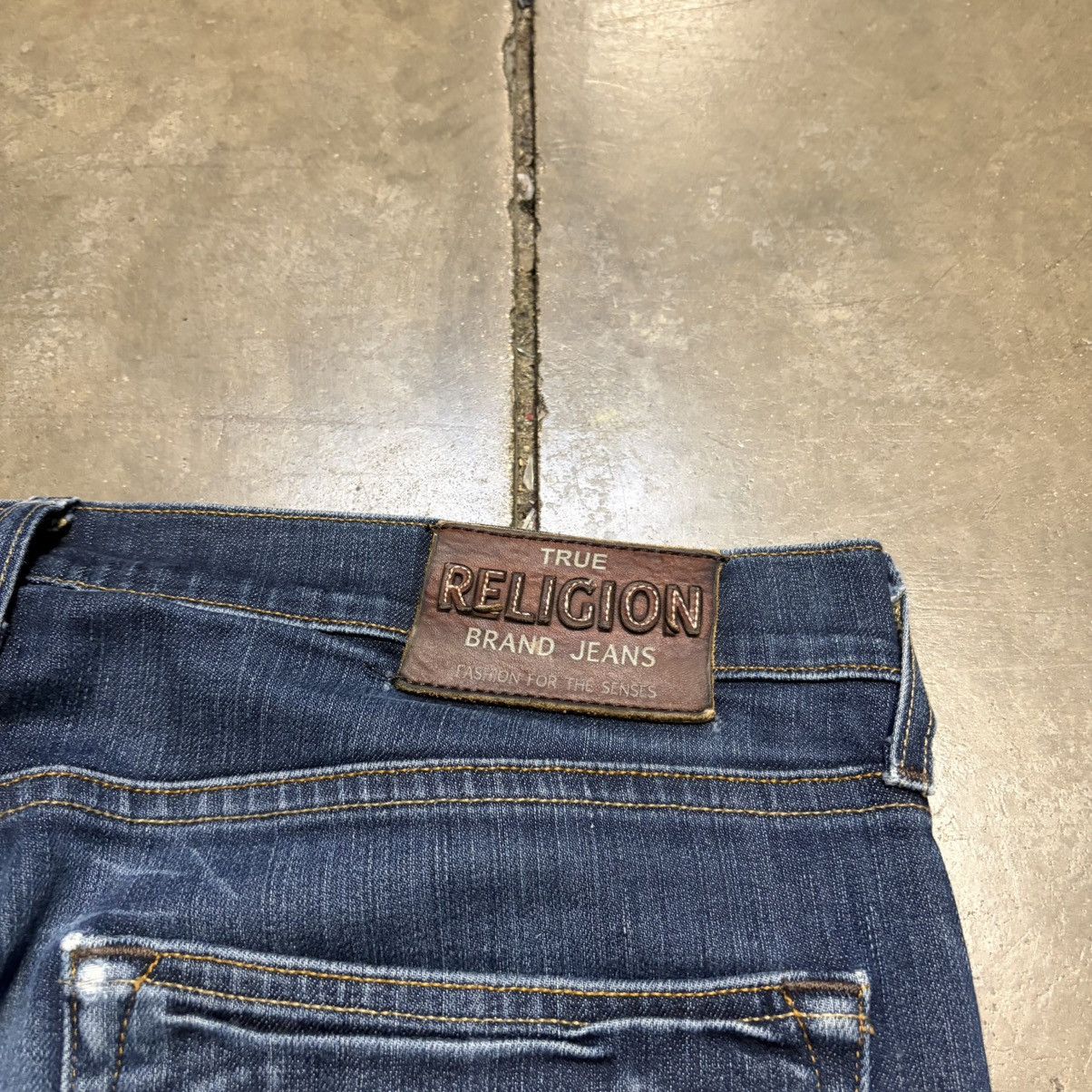 True Religion Vintage True Religion Rocco Denim Jeans Skinny Relaxed Y2K Size US 33 - 10 Thumbnail