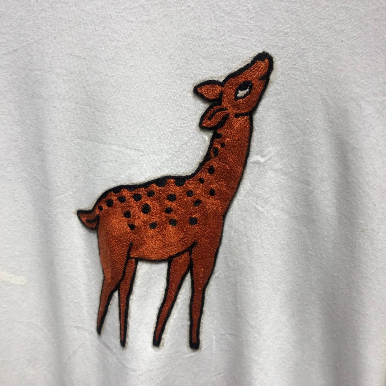 Gucci Gucci GG Giraffe embroidered tee Size US M / EU 48-50 / 2 - 3 Thumbnail
