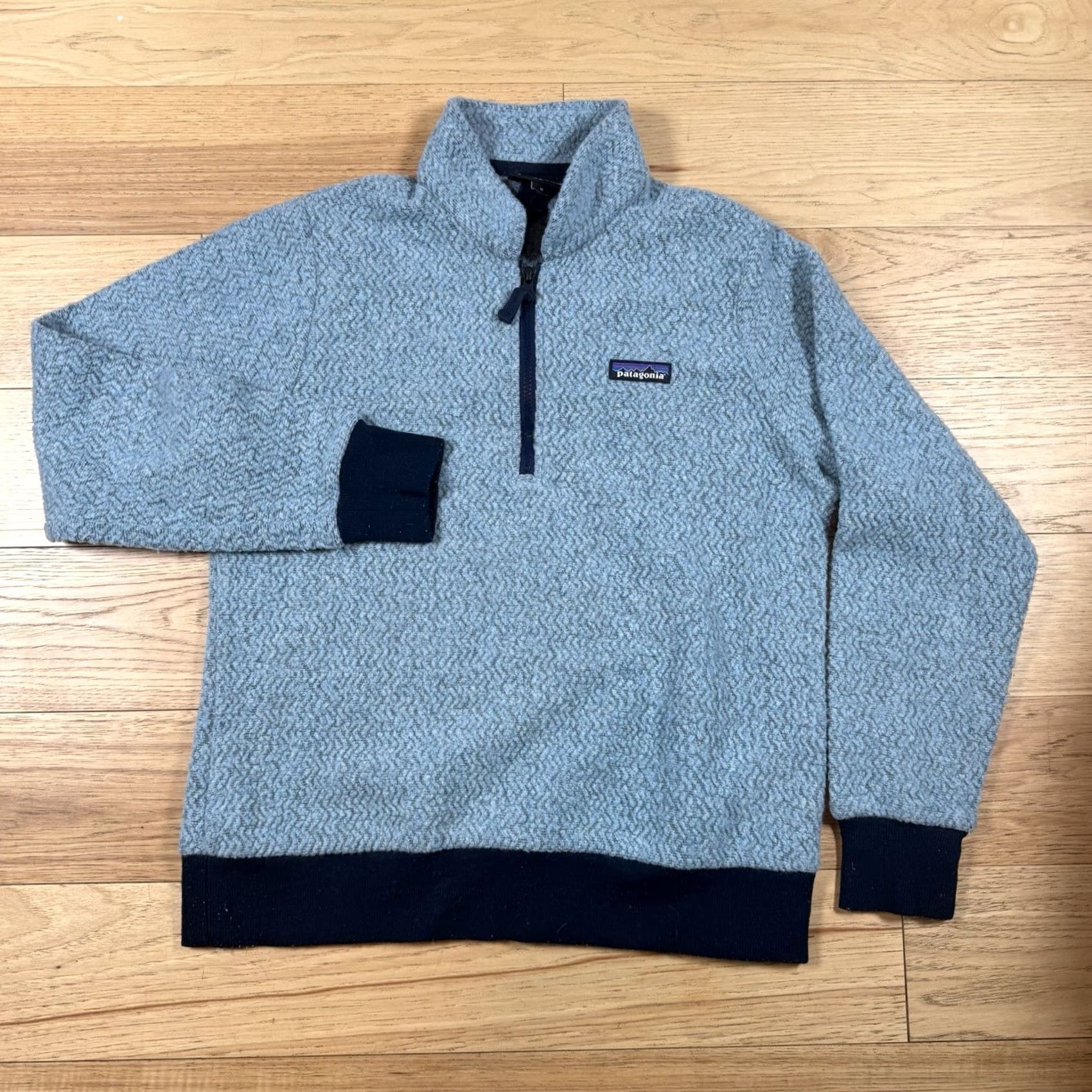 Patagonia Patagonia Wool Fleece Pullover Gray Medium Mens Woolyester Gorpcore Recycled Wool Quarter Zip Sweater Grey M Mens Size US M / EU 48-50 / 2 - 2 Thumbnail