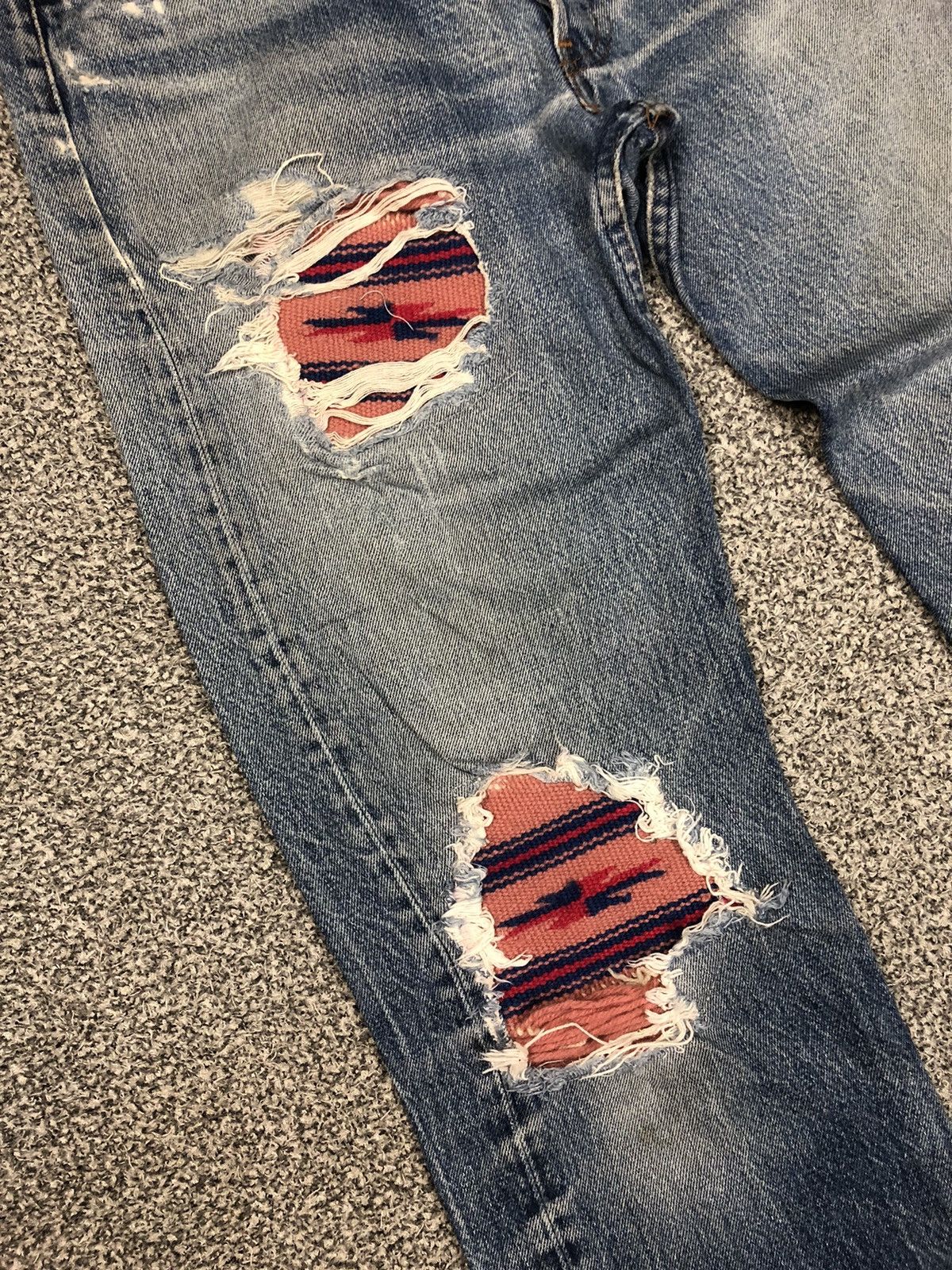 Japanese Brand × Levi's × Vintage Vintage Distressed Levis LVC Kurt Cobain Style Jeans Size US 31 - 6 Thumbnail