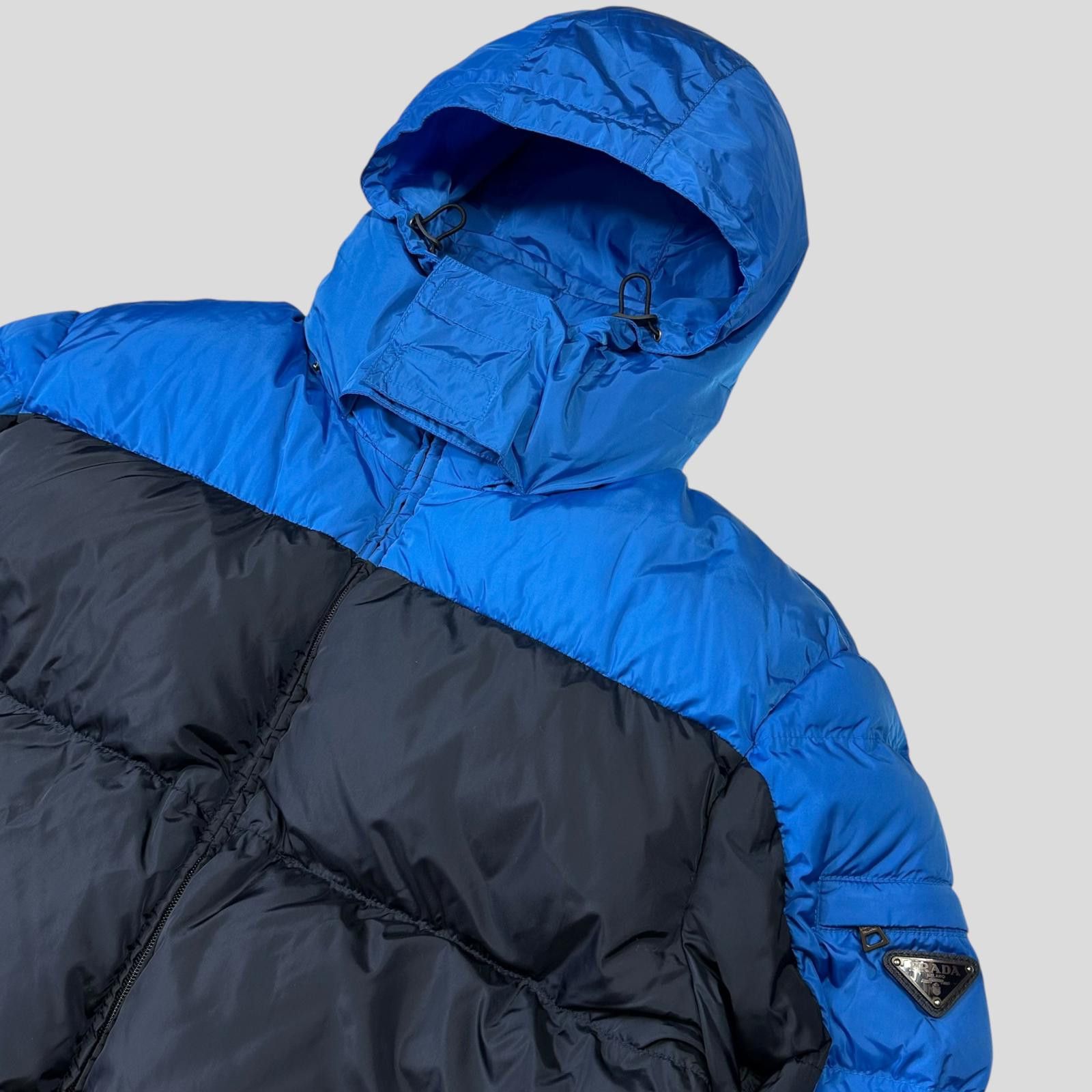 Prada Prada 2012 Plaque Logo Bi-colour Nylon Puffer Jacket - L/XL Size US XL / EU 56 / 4 - 8 Thumbnail