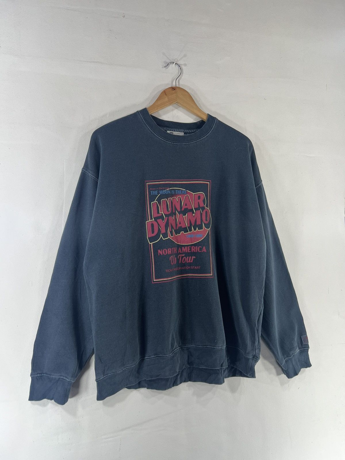Band Tees × Vintage Vintage Lunar Dynamo streetwear Sweatshirt rare design Size US M / EU 48-50 / 2 - 8 Thumbnail