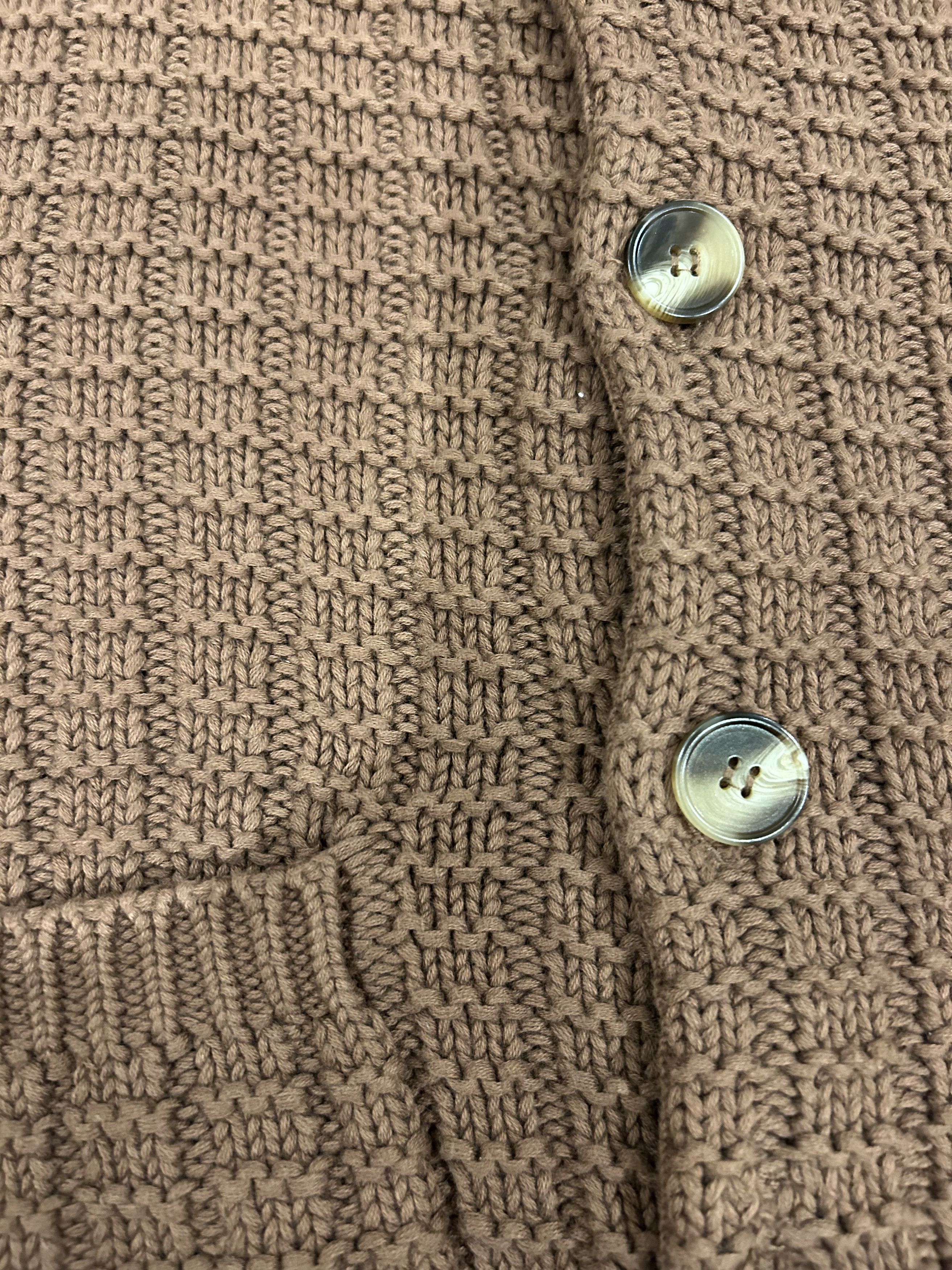 Every Other Thursday Waffle Knit Cardigan Size US S / EU 44-46 / 1 - 3 Thumbnail