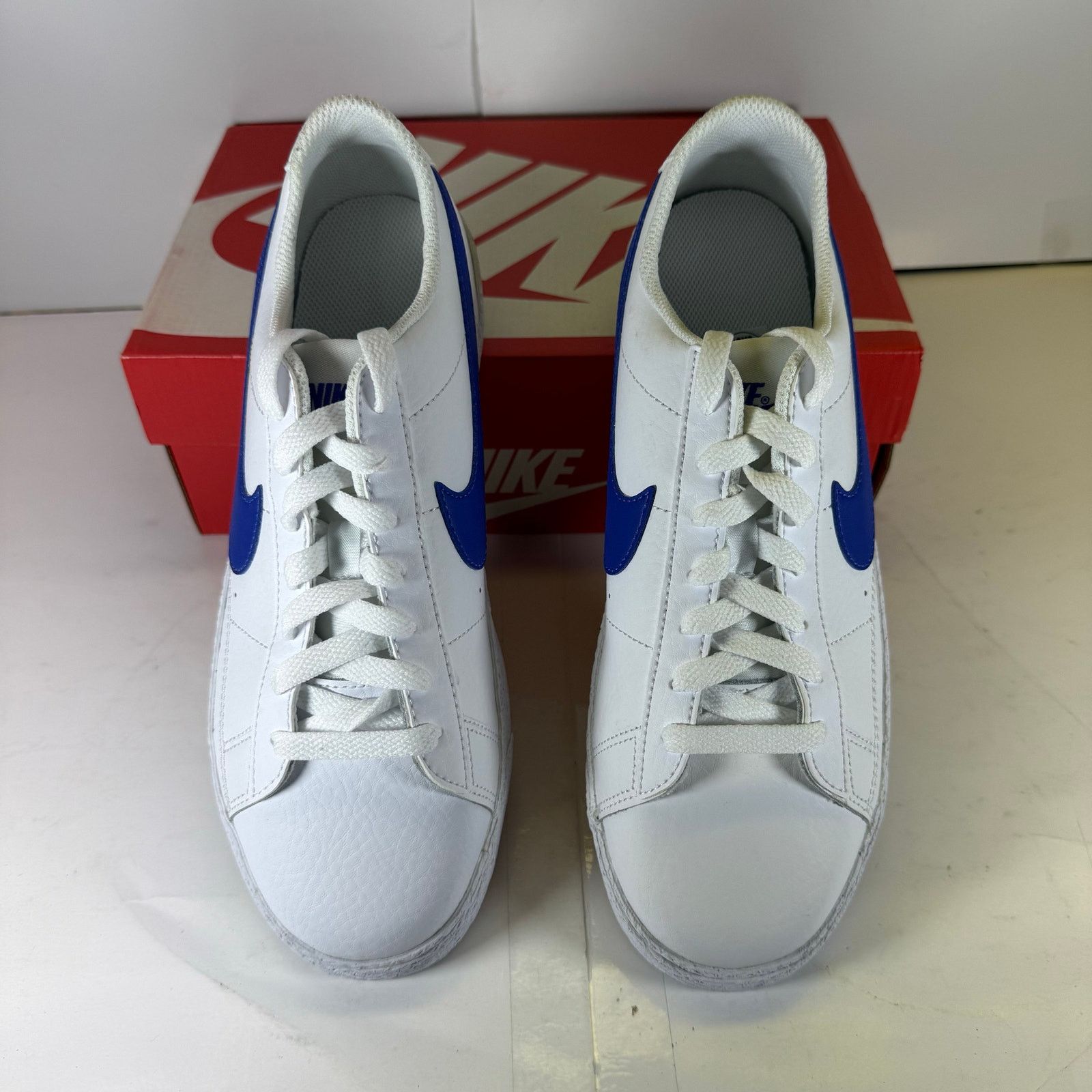 Nike Nike Blazer Low (GS) CZ7576-100 White/Blue Size 5.5 Youth Size US 5.5 / IT 35.5 - 4 Thumbnail