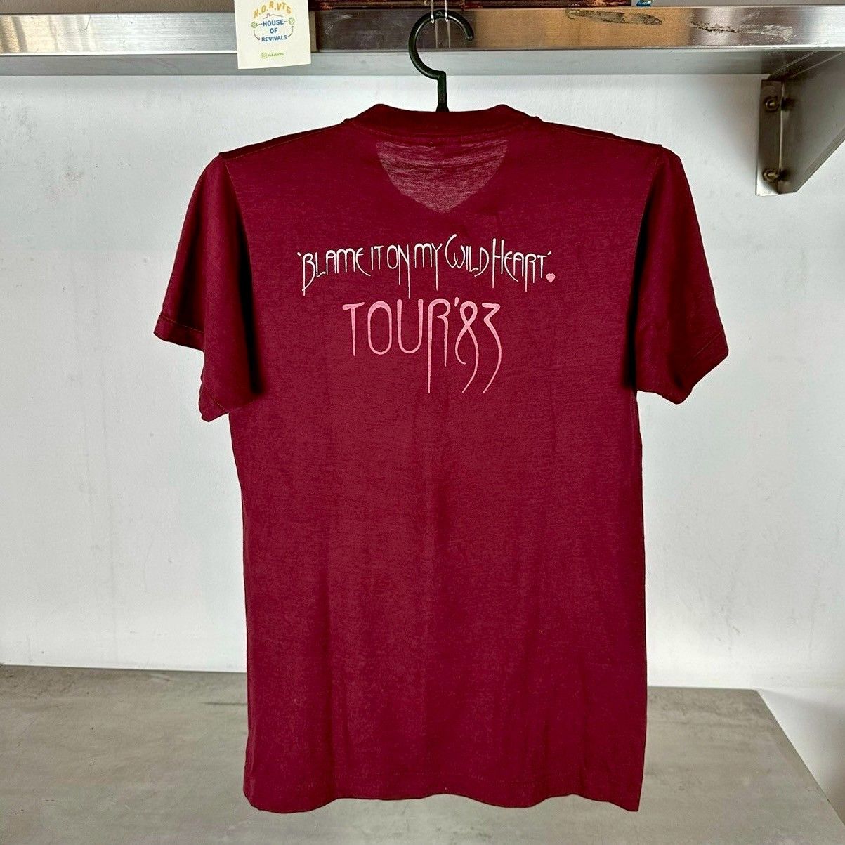 Band Tees × Vintage 1983 Stevie Nicks Don't Blame It on Me Fleetwood Mac Tee Size US M / EU 48-50 / 2 - 2 Thumbnail
