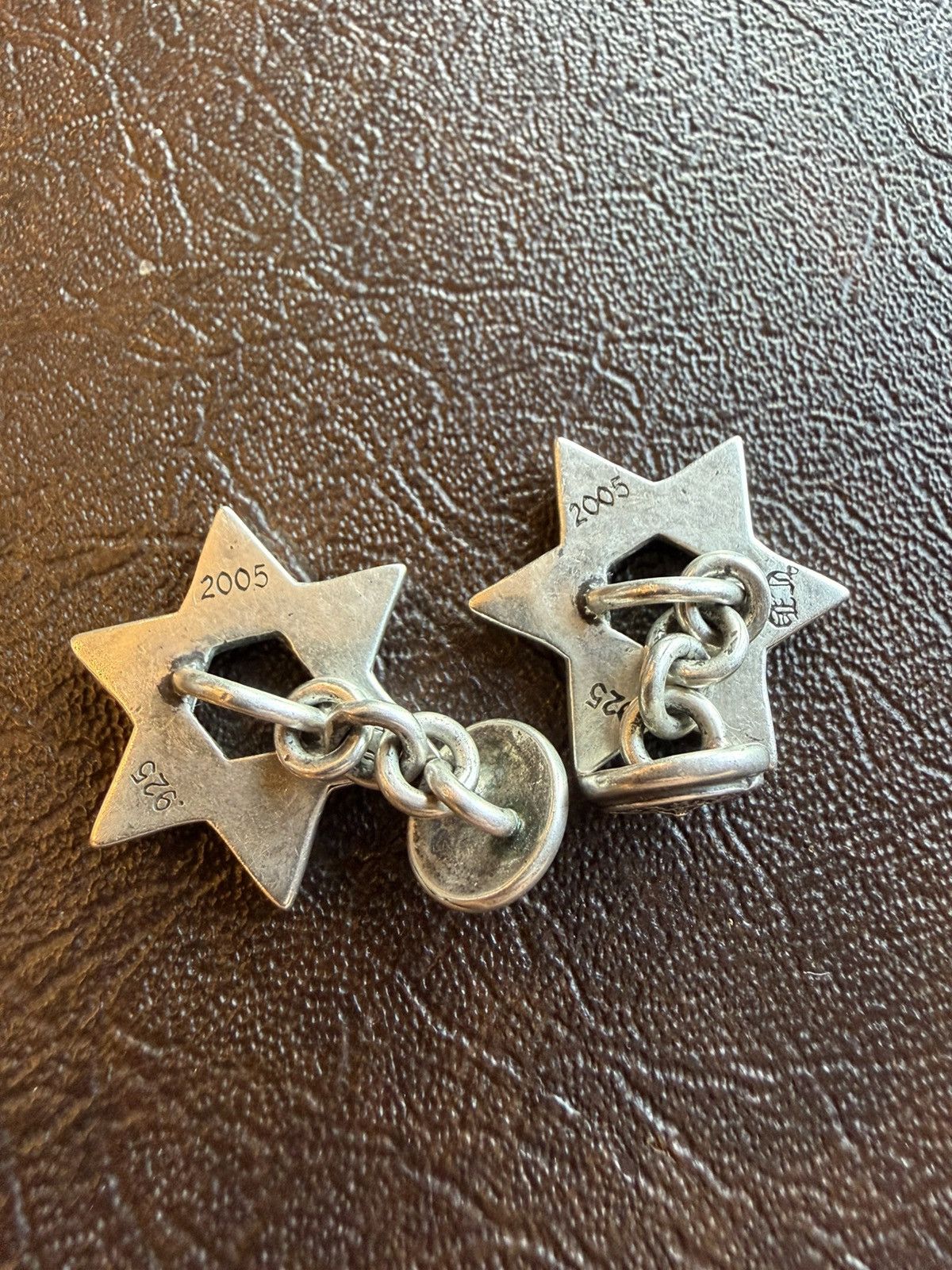 Chrome Hearts Chrome Hearts .925 Sterling Silver Star of David Cufflinks Size ONE SIZE - 7 Thumbnail