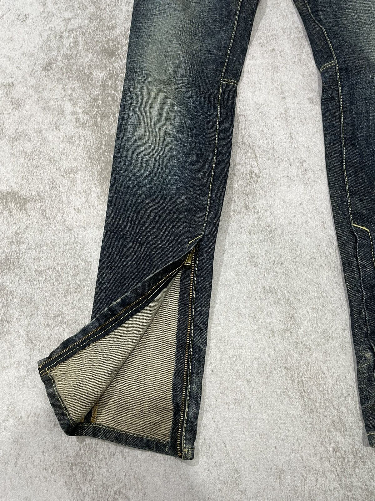 Hysteric Glamour × If Six Was Nine × Le Grande Bleu (L.G.B.) 2000s Dsquared2 skiny japan denim pants punk style Size US 28 / EU 44 - 2 Thumbnail