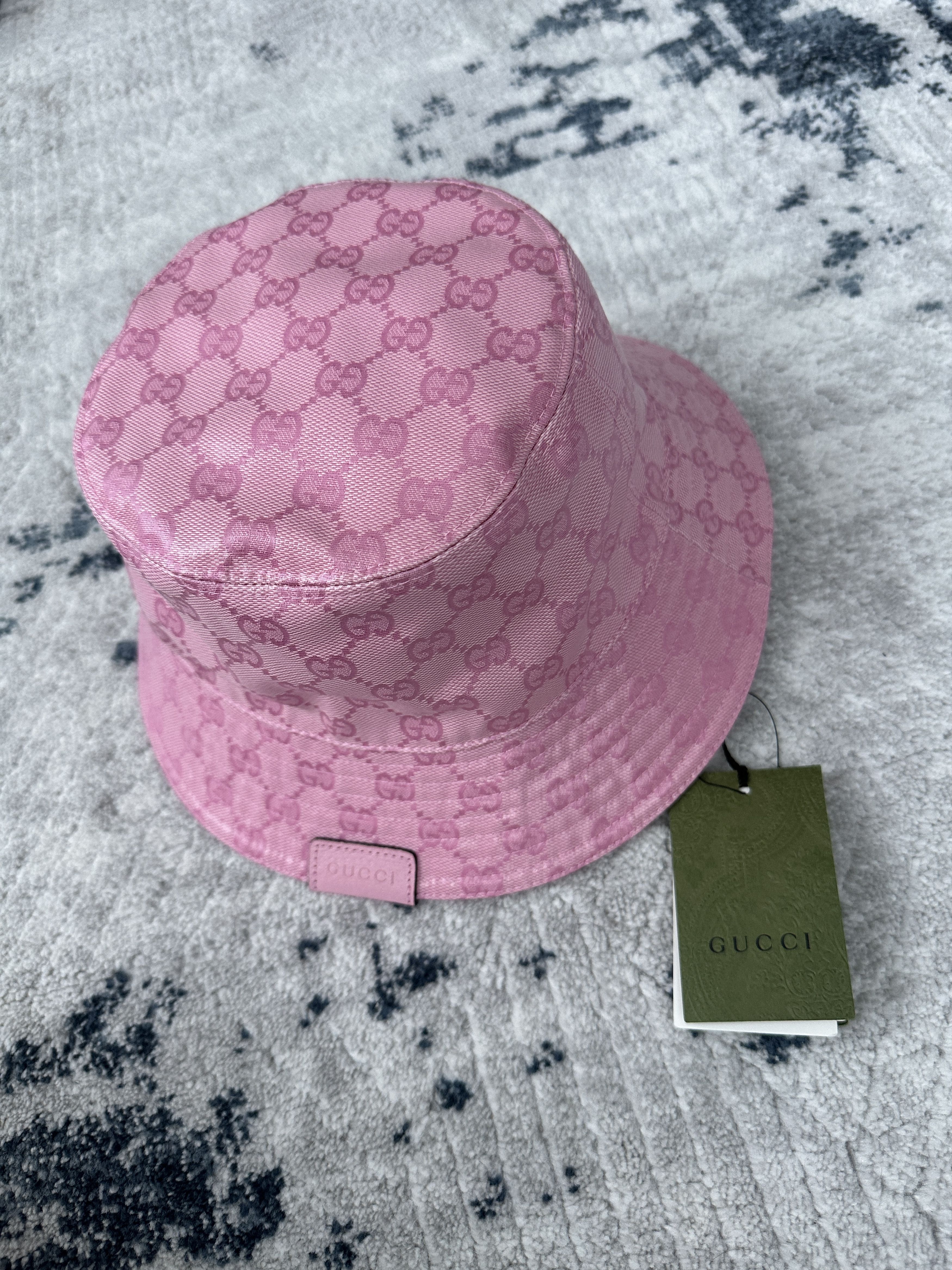 Gucci Gucci GG Pink Bucket Hat Size ONE SIZE - 1 Thumbnail