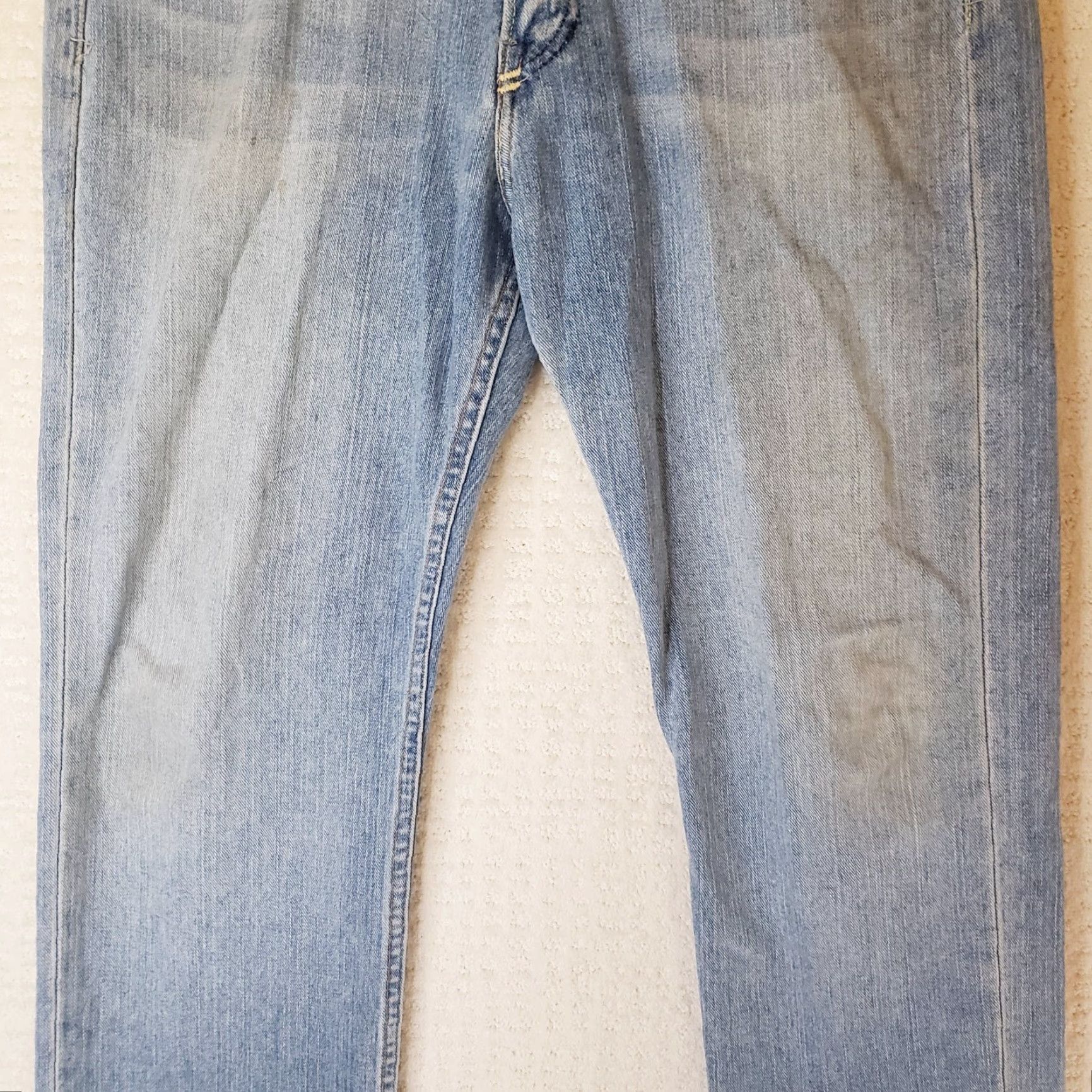 Polo Ralph Lauren Polo Ralph Lauren Jeans Men 33x30 Relaxed Fit Thompson Lightly Distressed Denim Shirt? Size US XS / EU 42 / 0 - 4 Thumbnail