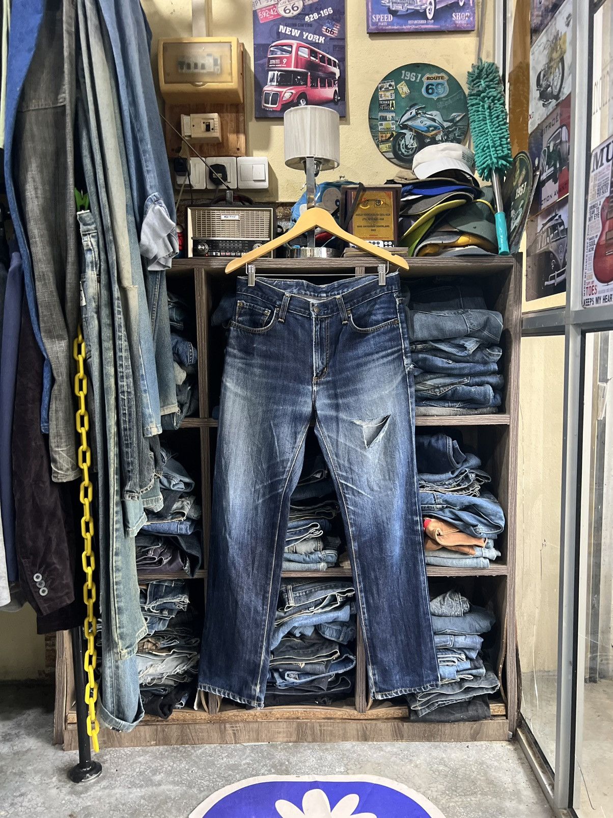 Edwin 🔥Vintage Edwin 402 Distressed Denim Size US 32 / EU 48 - 1 Thumbnail