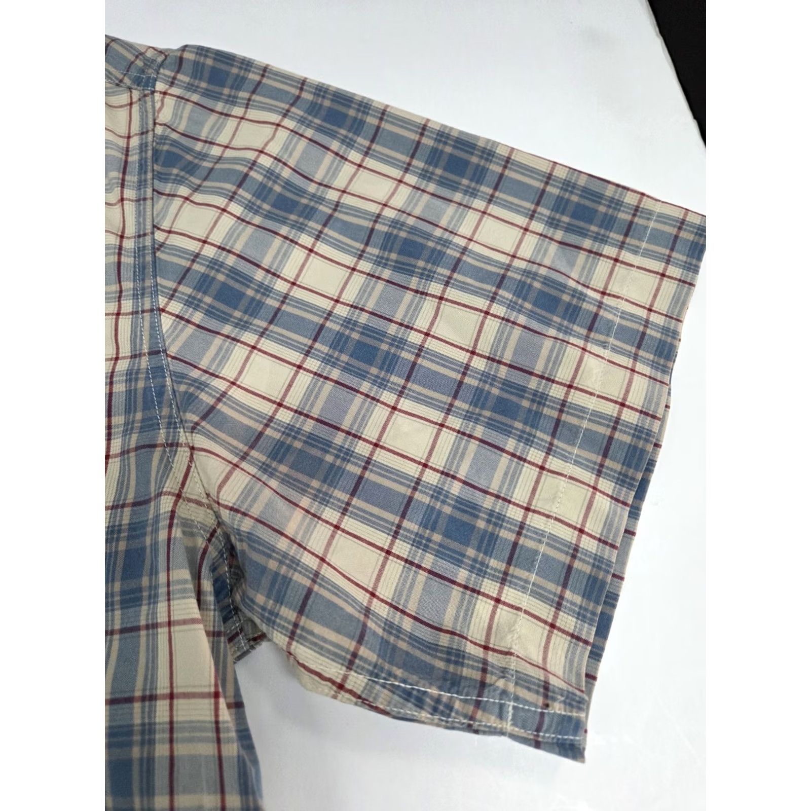 Carhartt Carhartt Mens Short Sleeve Button Up Plaid Multicolored Shirt Logo XL Curtains? Size US XL / EU 56 / 4 - 6 Thumbnail