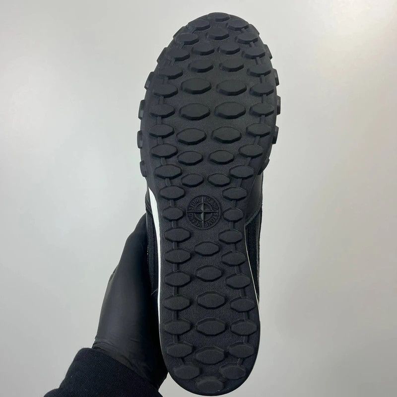 Stone Island Stone Island Sneakers Black Leather Shoes Mens Size 43 Size US 10 / EU 43 - 14 Thumbnail