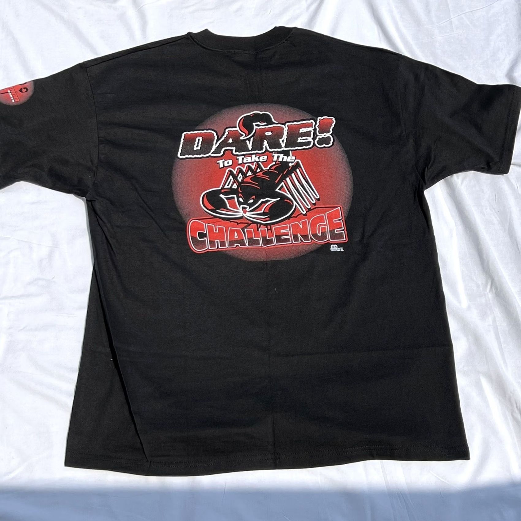Hanes VINTAGE 1995 Hanes Beefy XL Black T-Shirt Scorpion Dart Short Sleeve Men Size US XL / EU 56 / 4 - 6 Thumbnail