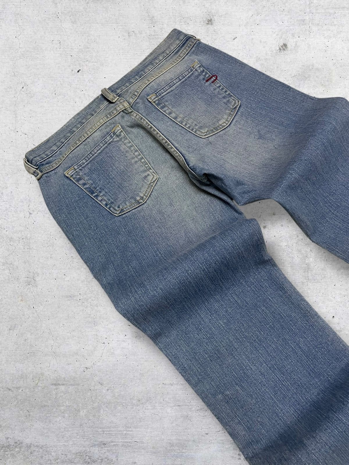 Diesel VINTAGE DIESEL INDUSTRY DESIGNER 90S BLUEWASHED FLARE DENIM Size US 28 / EU 44 - 15 Thumbnail