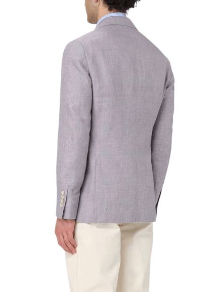 Brunello Cucinelli o1y0526 Single-breasted Blazer in Purple Size US L / EU 52-54 / 3 - 4 Thumbnail