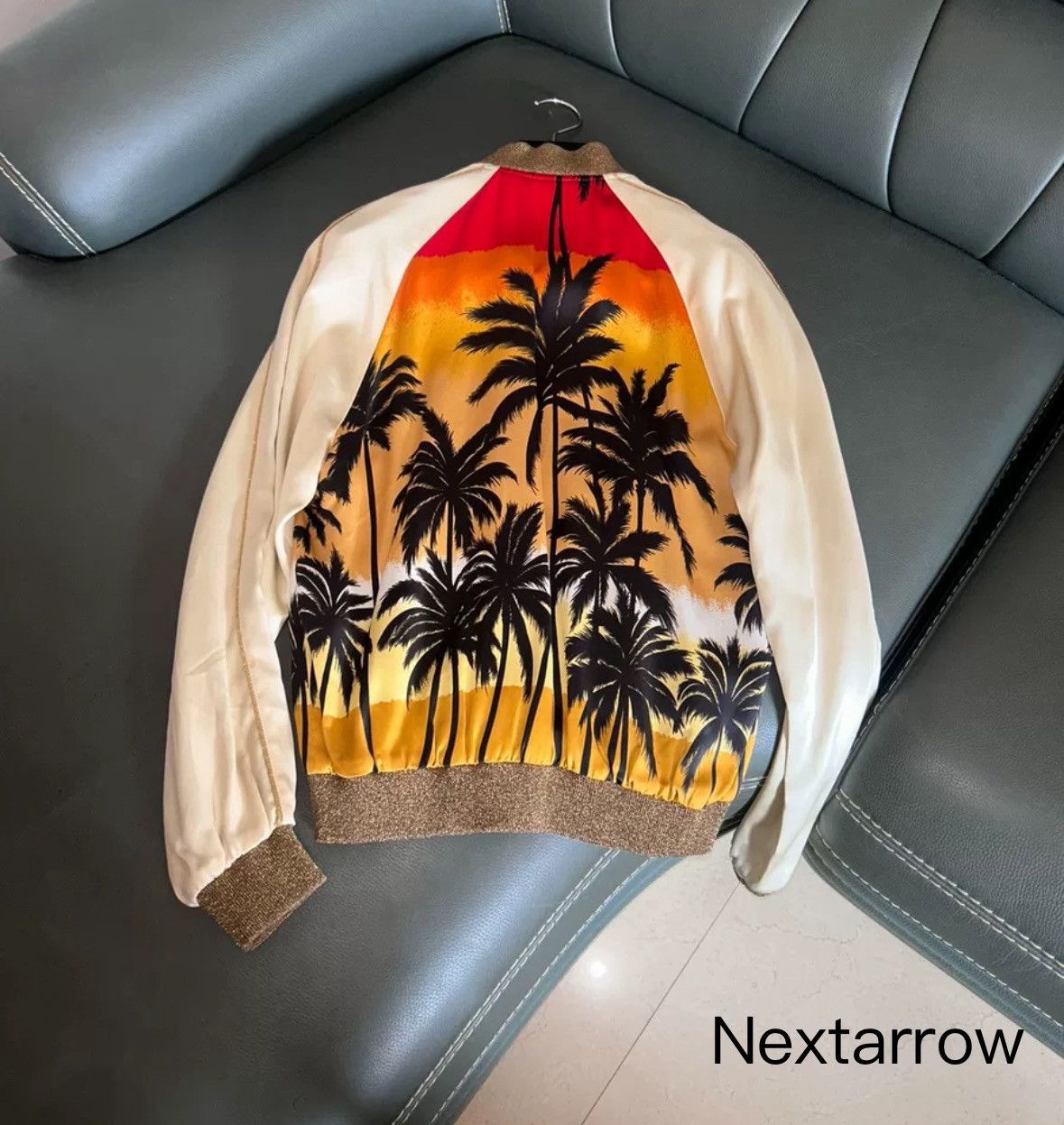 Saint Laurent Paris × Yves Saint Laurent Saint Laurent slp16SS Coconut Tree Jacket 2412-Nextarrow Size US M / EU 48-50 / 2 - 2 Thumbnail