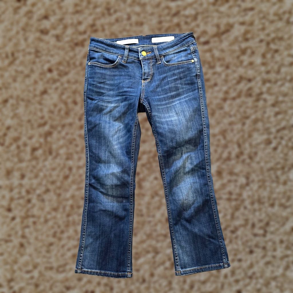 Vintage Pilcro Jeans Womens Size 25 Petite Blue Denim Capri Crop Stretch Capsule Casual Jeans Woman 5-Pocket Design Inseam 24in Capris Size 42" / US 20 - 1 Thumbnail