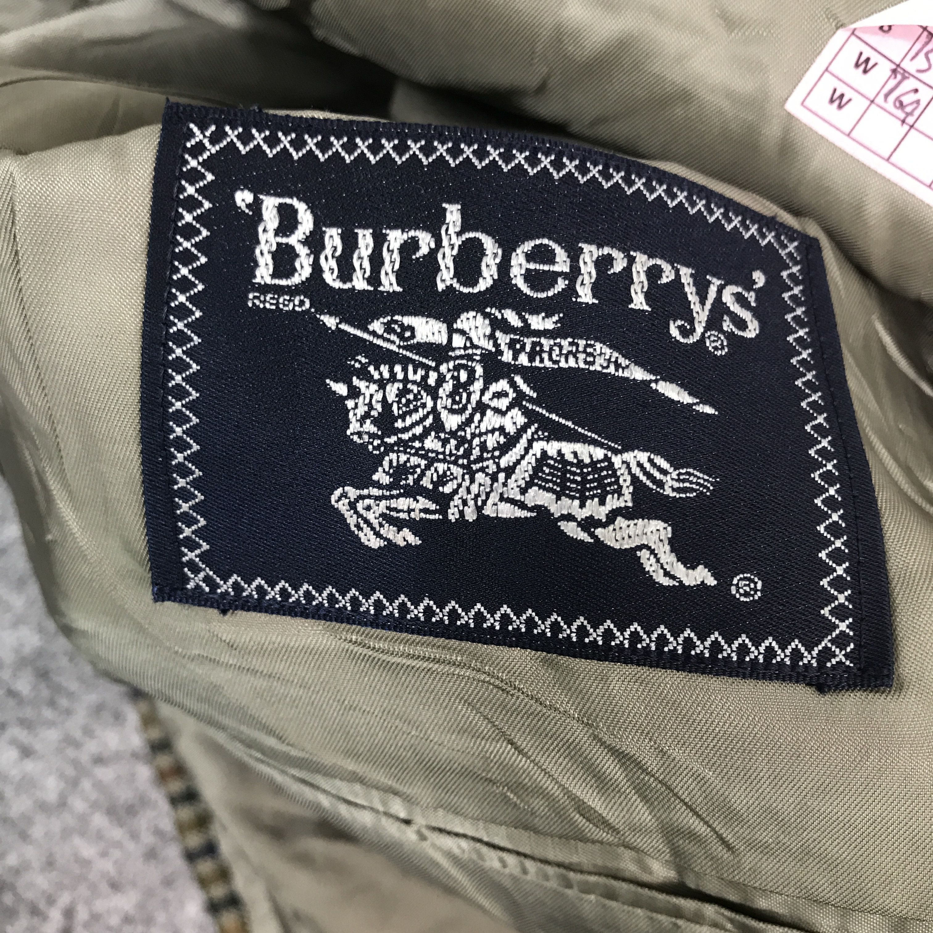 Burberry × Vintage Vtg burberrys Japan Flannel jacket Size US L / EU 52-54 / 3 - 9 Thumbnail