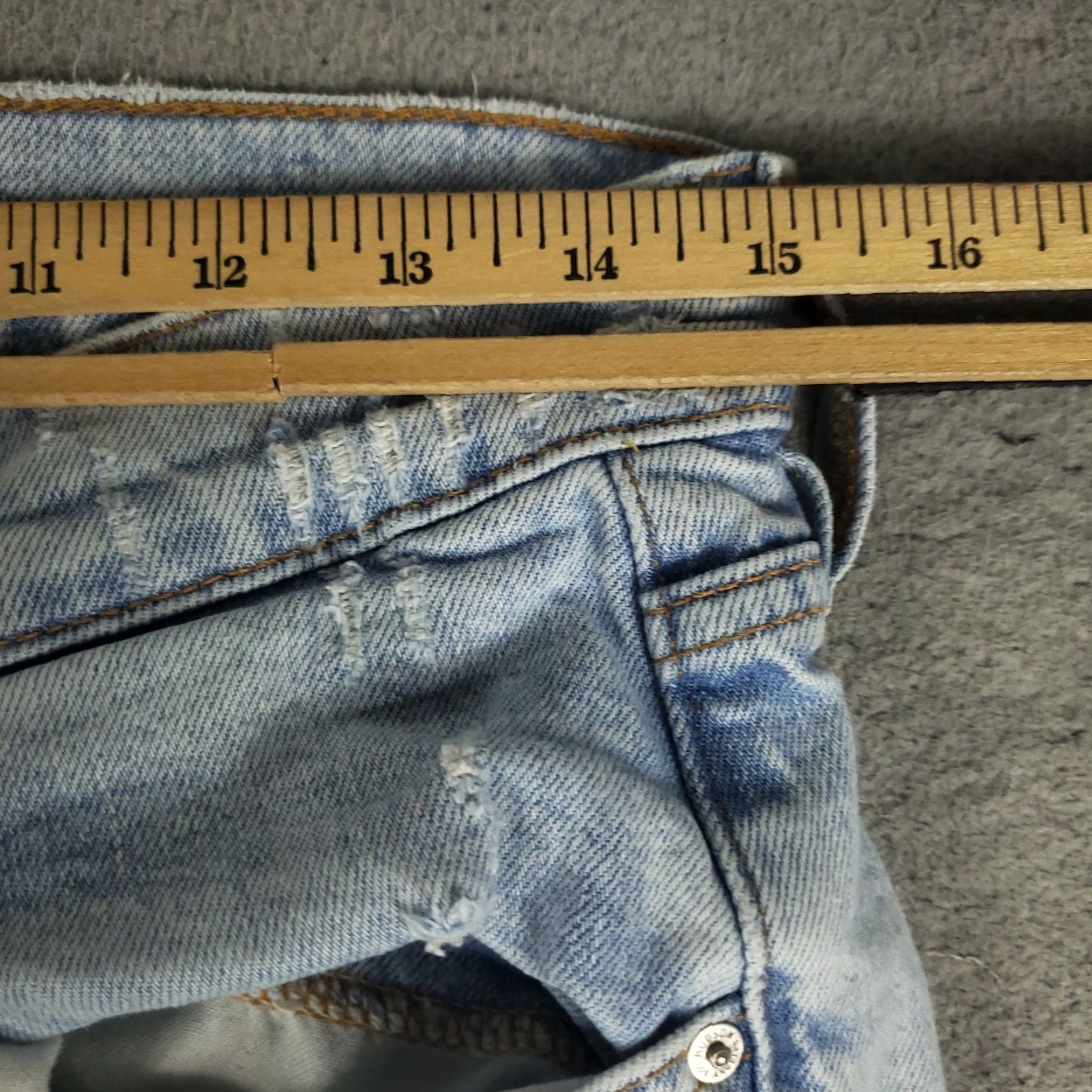 Hudson Hudson Jeans Mens Size 30x30 Blue Distressed Blake Slim Straight Denim Pants Size US 30 / EU 46 - 4 Thumbnail