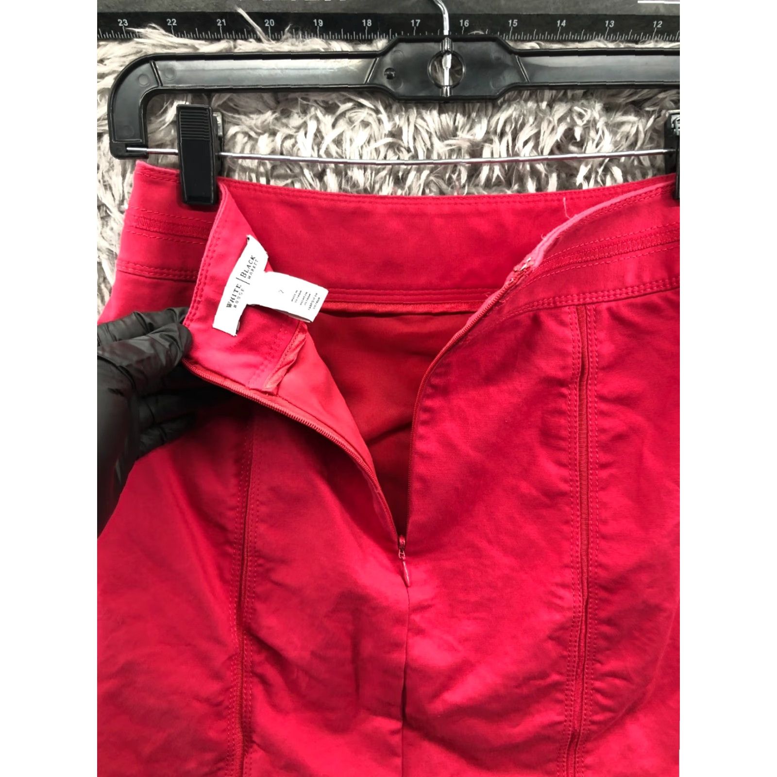 White House Black Market White House Black Market Pencil Skirt Womens Size 2 Pink Casual Stretch Knee Size 26" / US 2 / IT 38 - 7 Thumbnail
