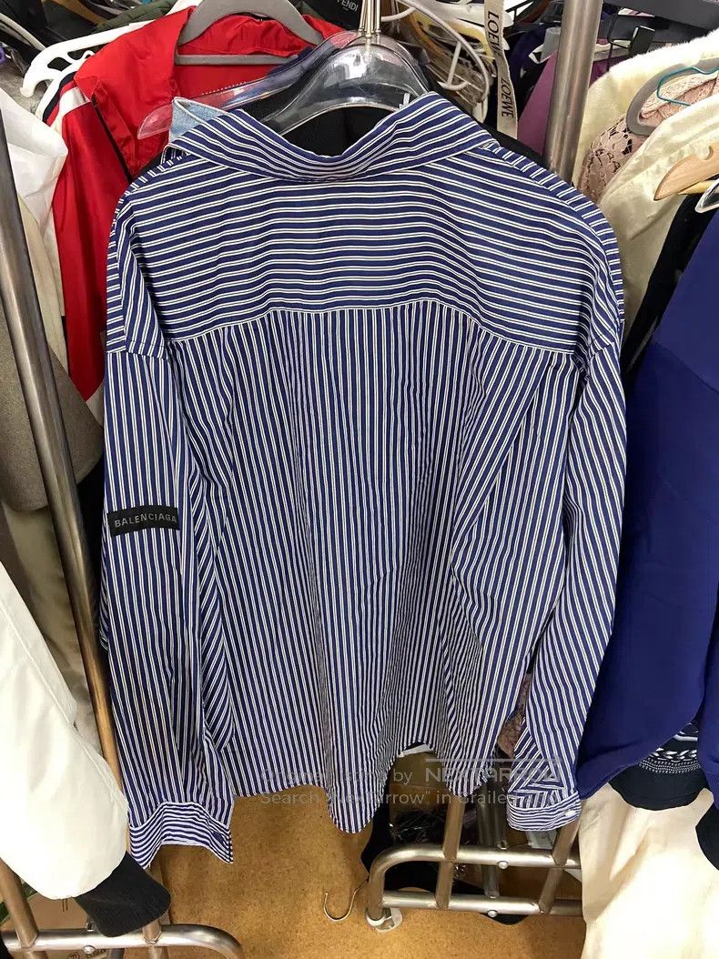 Balenciaga Balenciaga Striped shirt Size US XS / EU 42 / 0 - 2 Thumbnail
