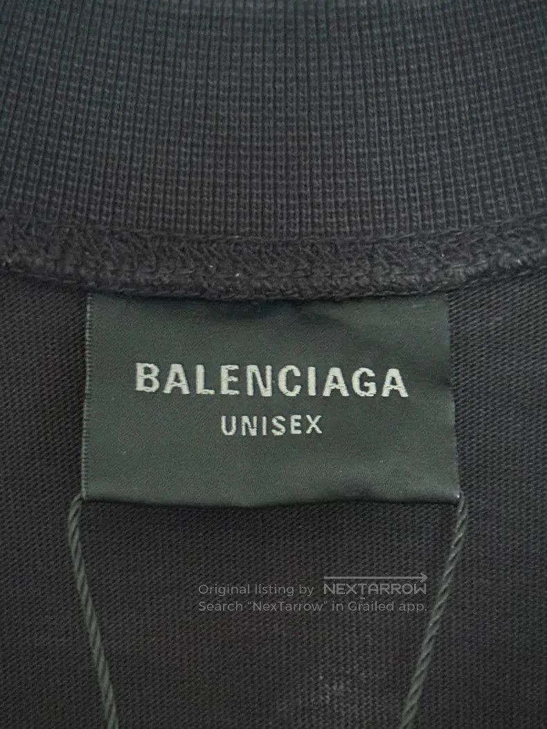 Balenciaga Balenciaga Black Red 3B Embroidered Tee. Size US M / EU 48-50 / 2 - 3 Thumbnail