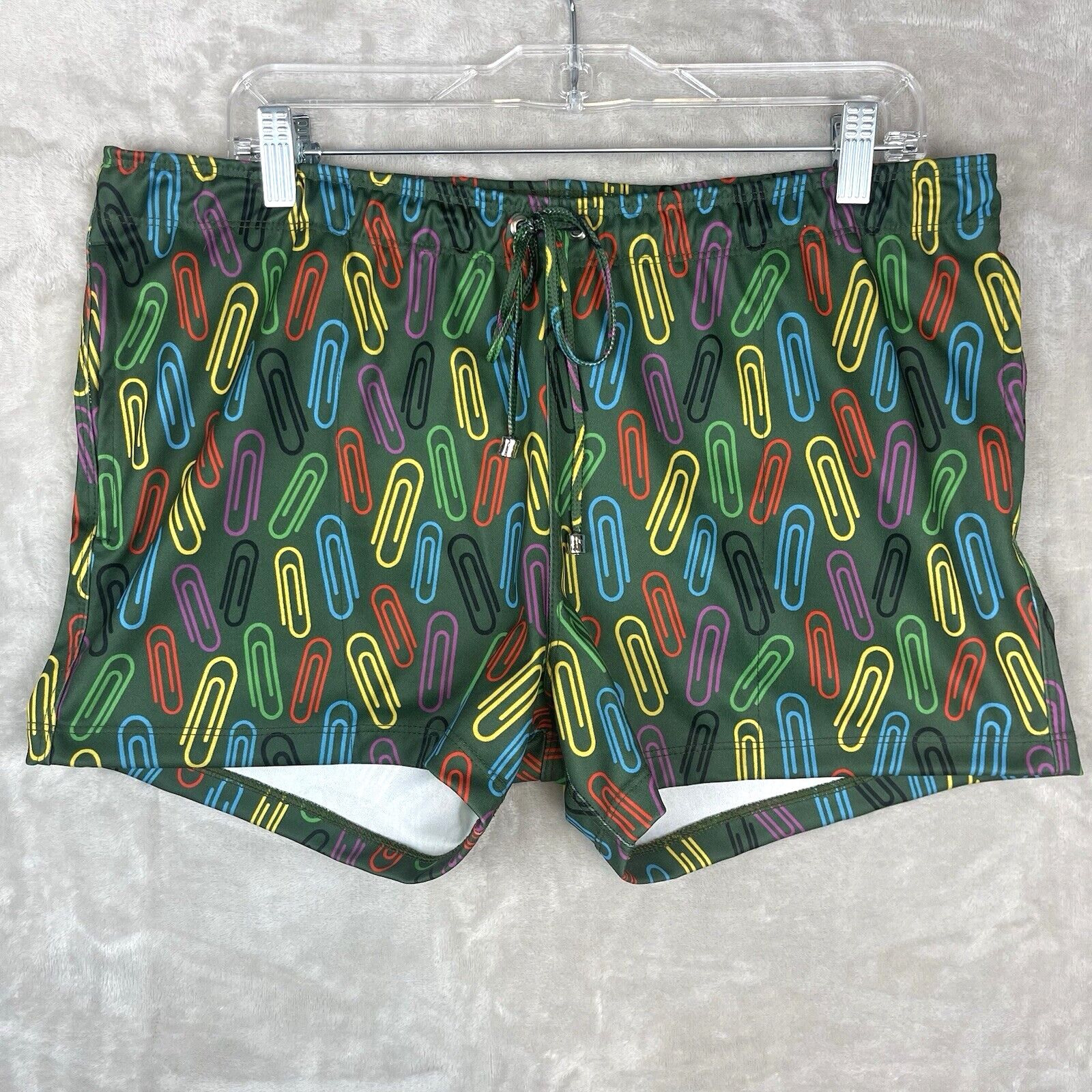 Other Tulio Vintage 90s Swim Trunks Made In Brazil Rare Large Size US 37 - 1 Thumbnail